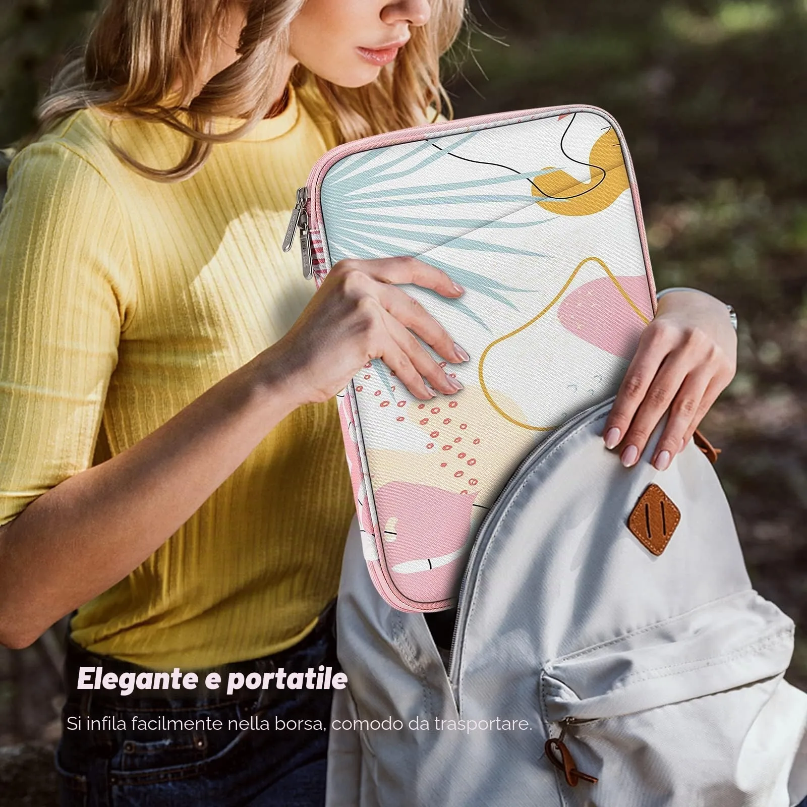MoKo Borsa Sleeve per Tablet 9-11 Pollici, Imbottita - immagine 6