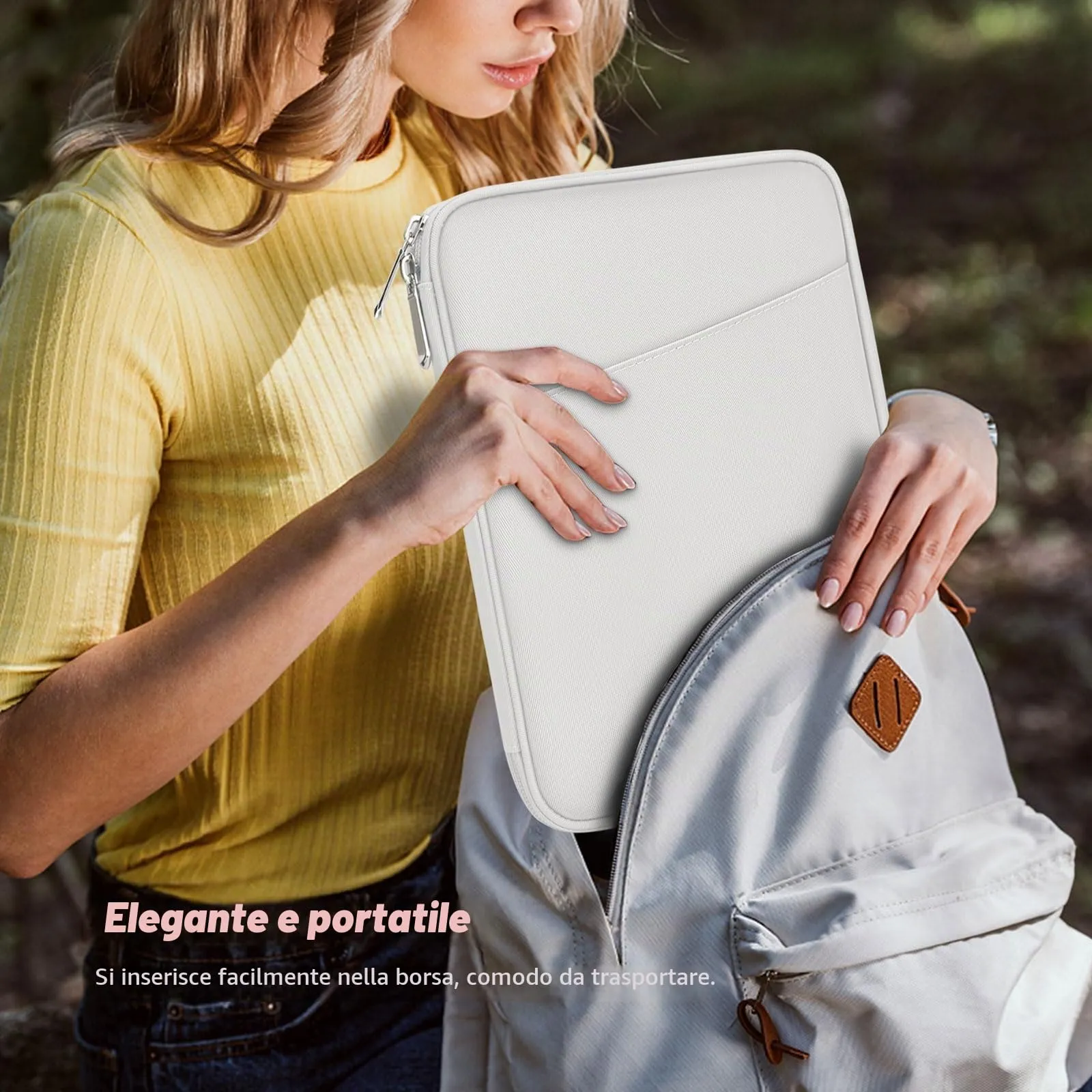MoKo Borsa Sleeve per Tablet 9-11 Pollici, Imbottita - immagine 6