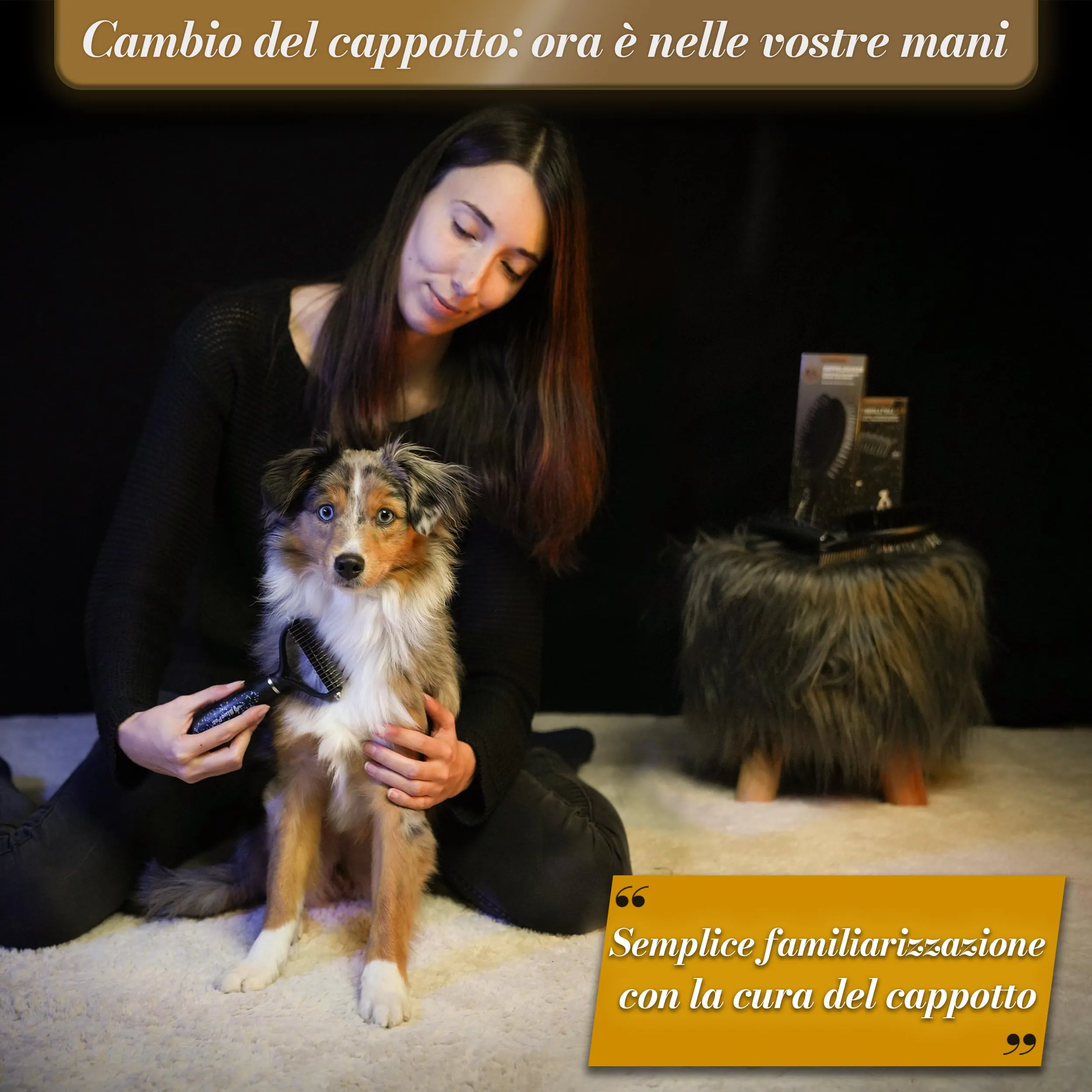 BluePet Spazzola per Cani & Gatto, Pettine Pelo Lungo, Cardatore Sottopelo - immagine 5