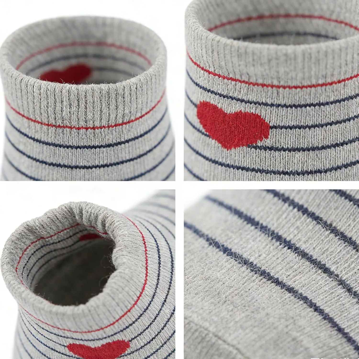 L&K-II 10 paia Calzini in Cotone per Ragazze e Bambini Modello Carino Calzini da Ginnastica per Bambini Colorati 2887 31-34 - immagine 5