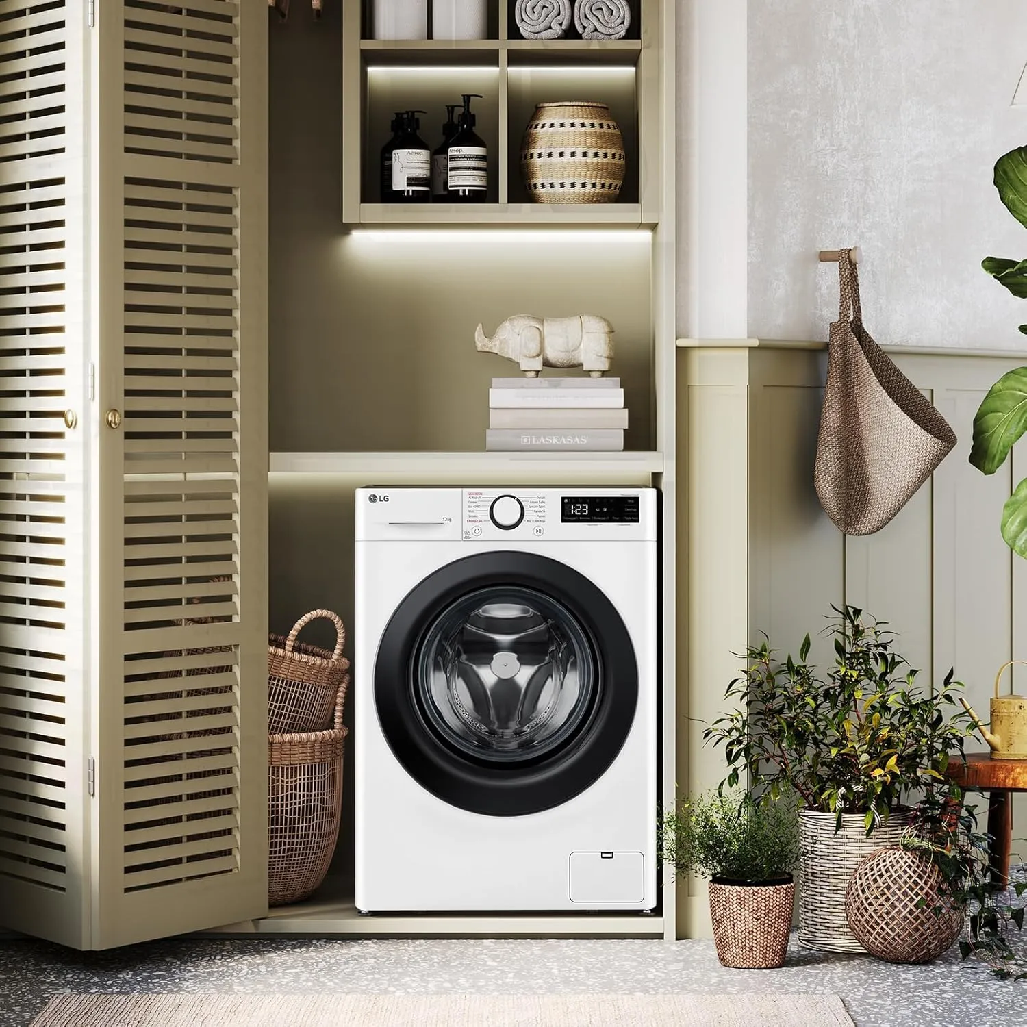 LG F4WR6010AGW Lavatrice 10 kg Serie R5, Classe A-10%, AI DD, TurboWash - immagine 2