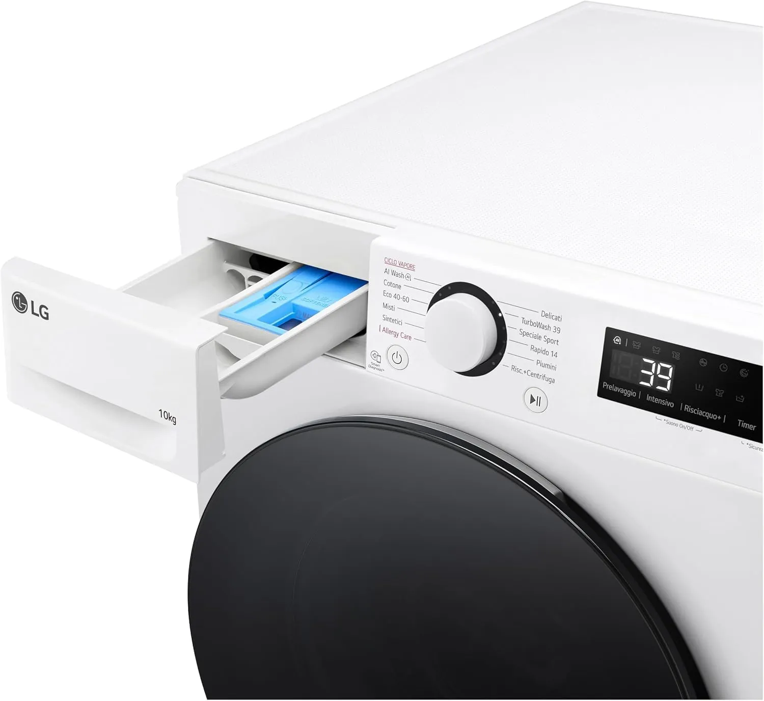 LG F4WR6010AGW Lavatrice 10 kg Serie R5, Classe A-10%, AI DD, TurboWash - immagine 15