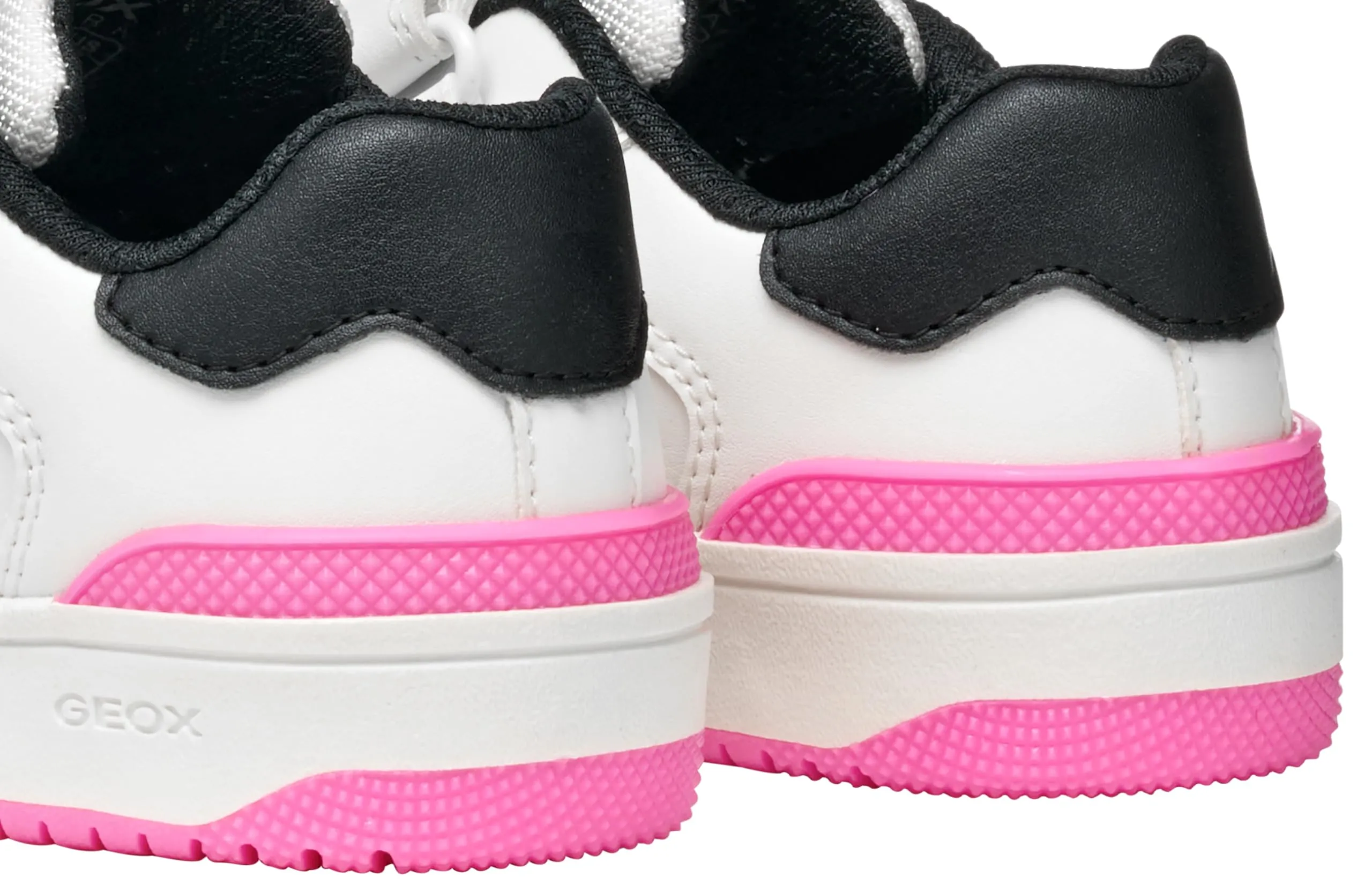 Geox J WASHIBA Girl B - Scarpe da Ginnastica Bambina, White/Black, - immagine 9