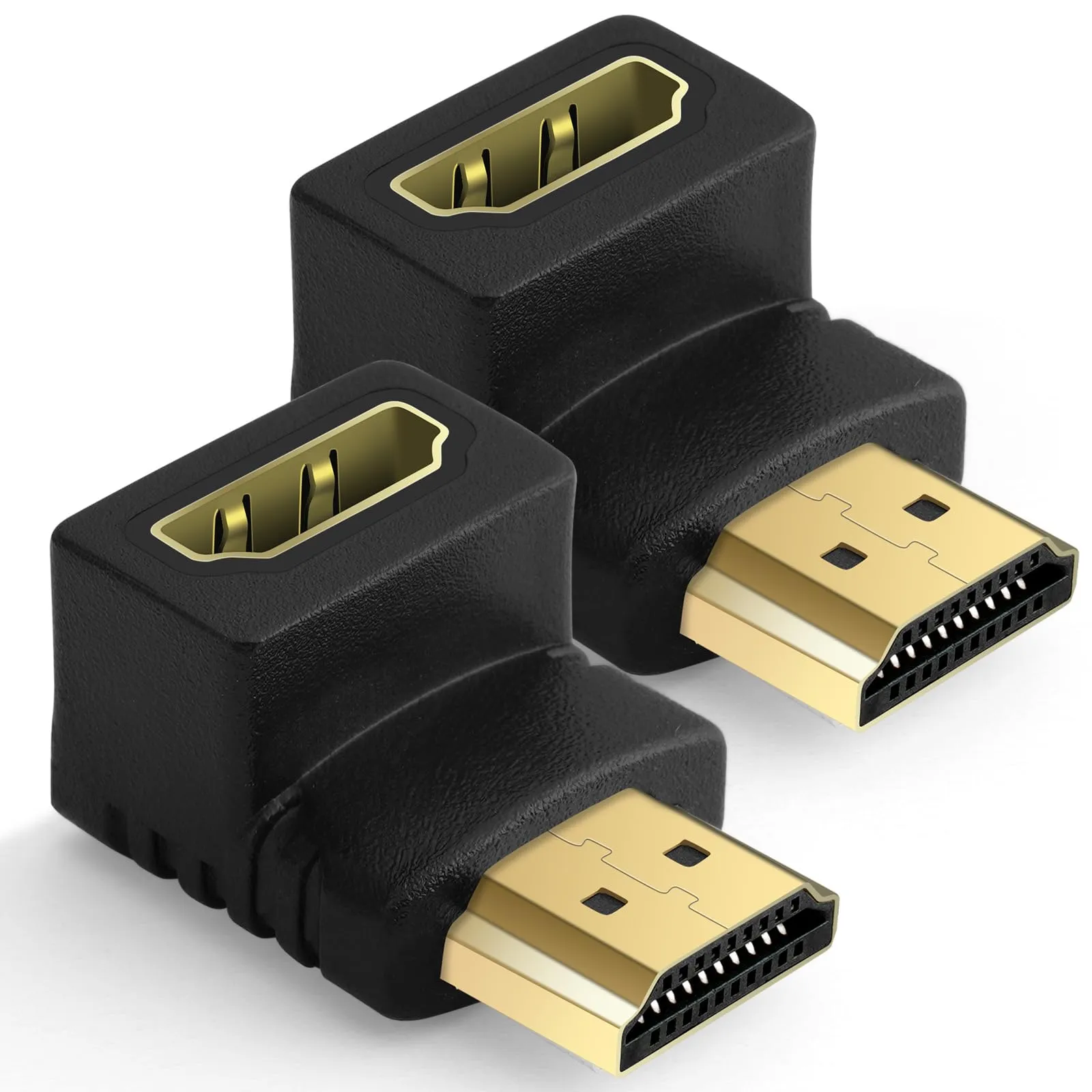 AXFEE 2Pezzi Adattatore HDMI, HDMI Maschio a Femmina, Supporto 8K/@60HZ - immagine 1