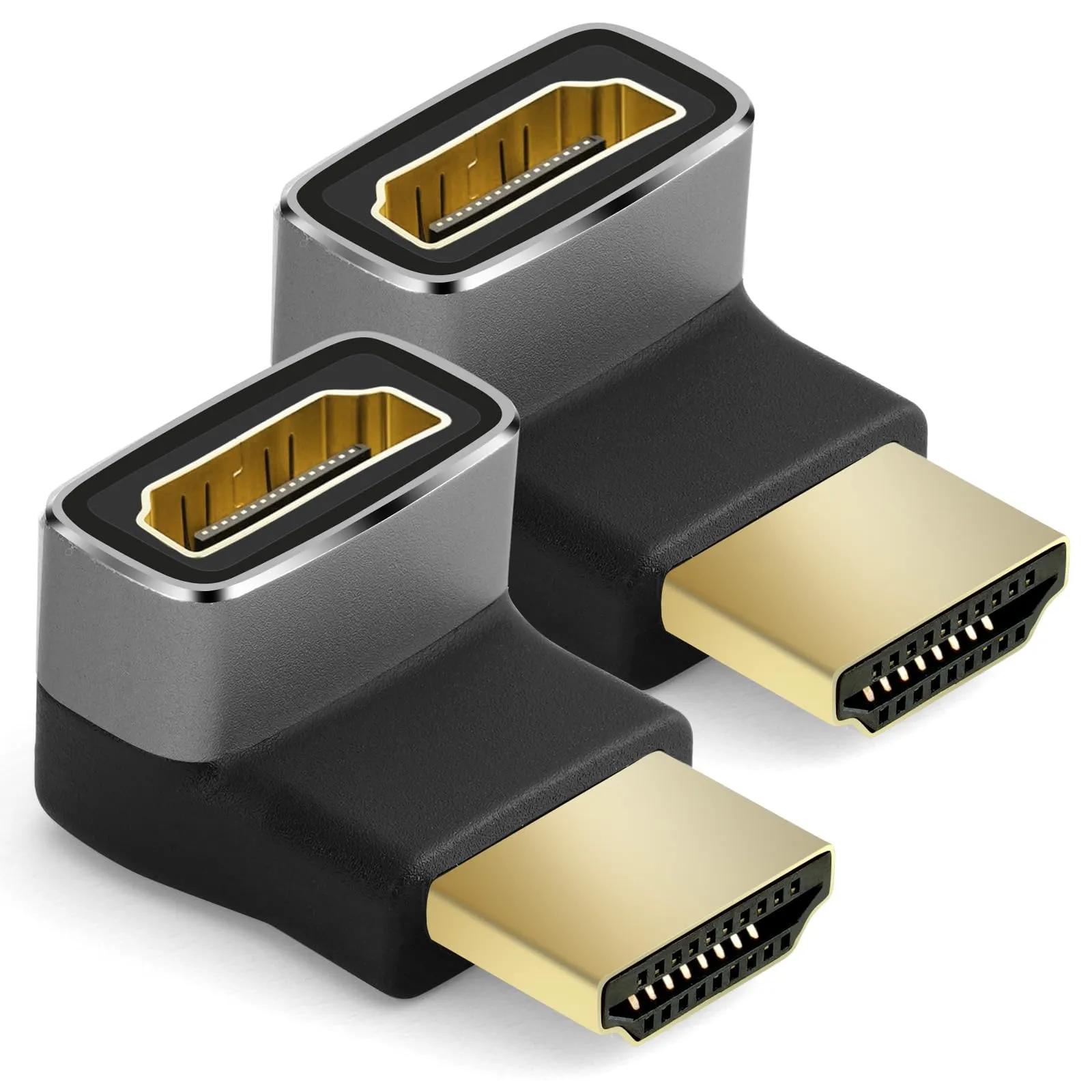 AXFEE 2Pz Adattatore HDMI, Mirco HDMI Maschio a Femmina, Supporto 8K/@60HZ - immagine 8