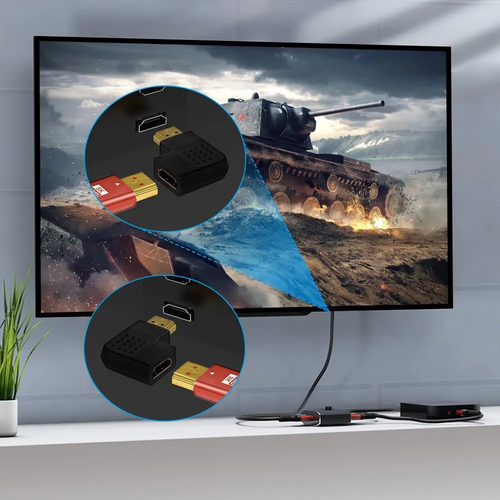 AXFEE 2Pz Adattatore HDMI, Mirco HDMI Maschio a Femmina, Supporto 8K@60HZ - immagine 7
