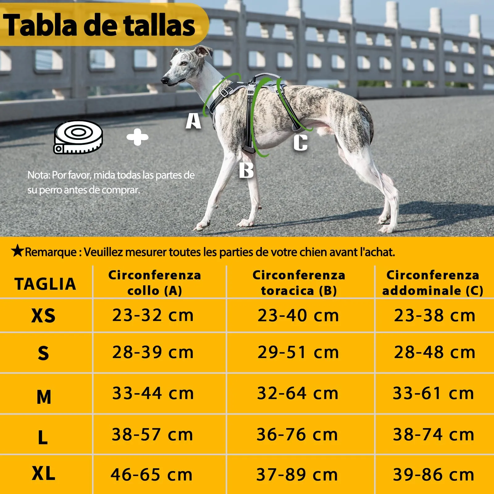 Huntboo Imbracatura a prova di fuga, imbracatura per cani antiscivolo a prova di fuga, imbracatura riflettente con maniglia, traspirante, regolabile per cani di piccola taglia da passeggio - immagine 2