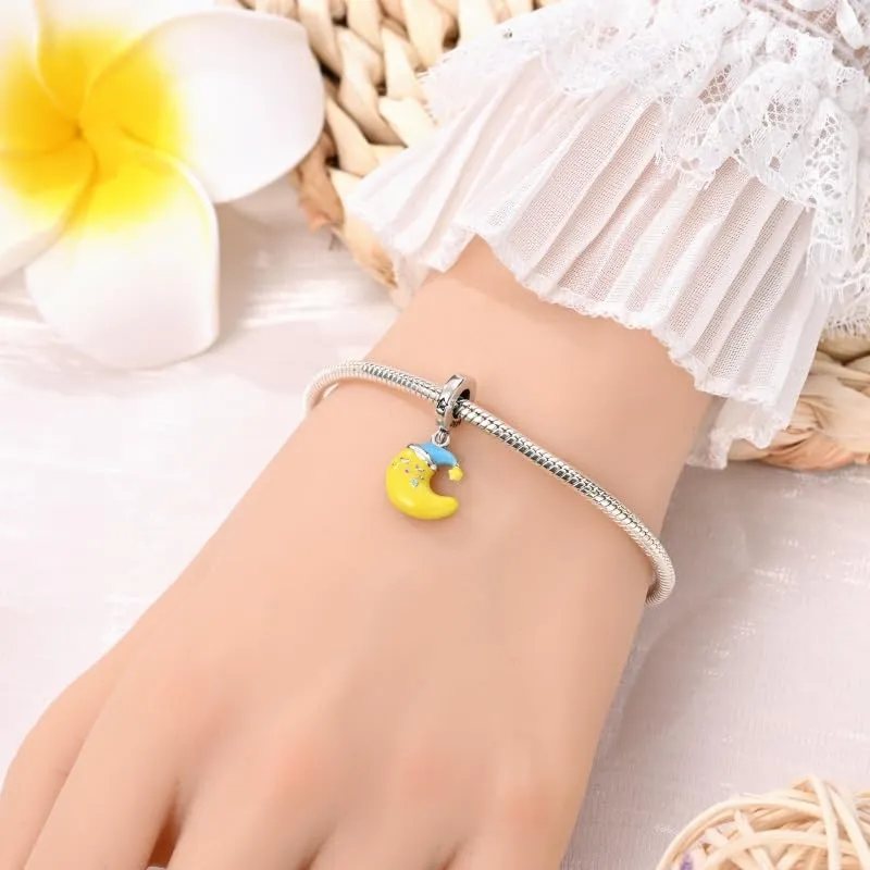 QIKAOLA Ciondoli Bead Charm Perline in argento sterling S925 per donne e ragazze per bracciali e collane europee - immagine 2
