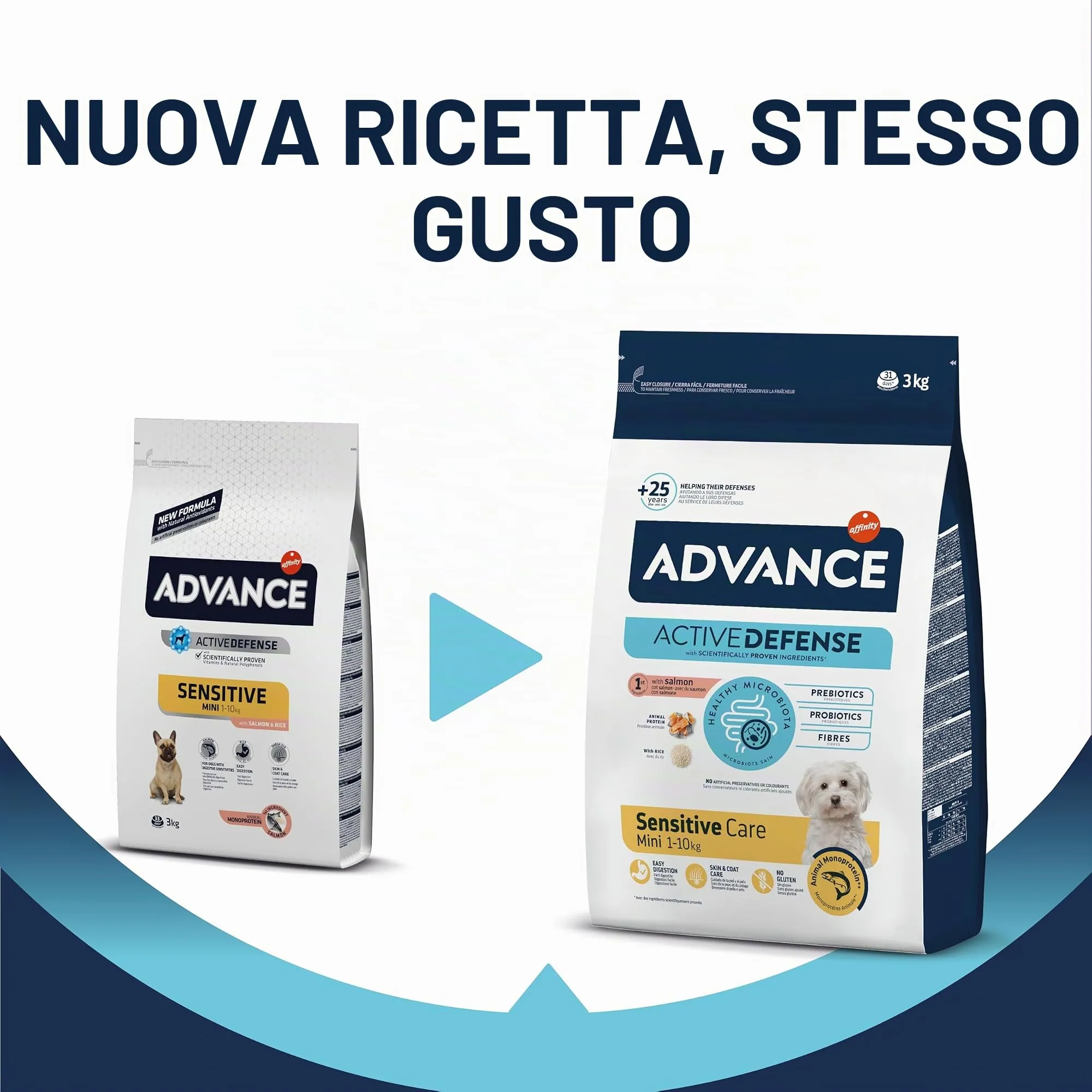 Advance Sensitive Mini Cibo per Cani, Misto - 3 kg - immagine 9