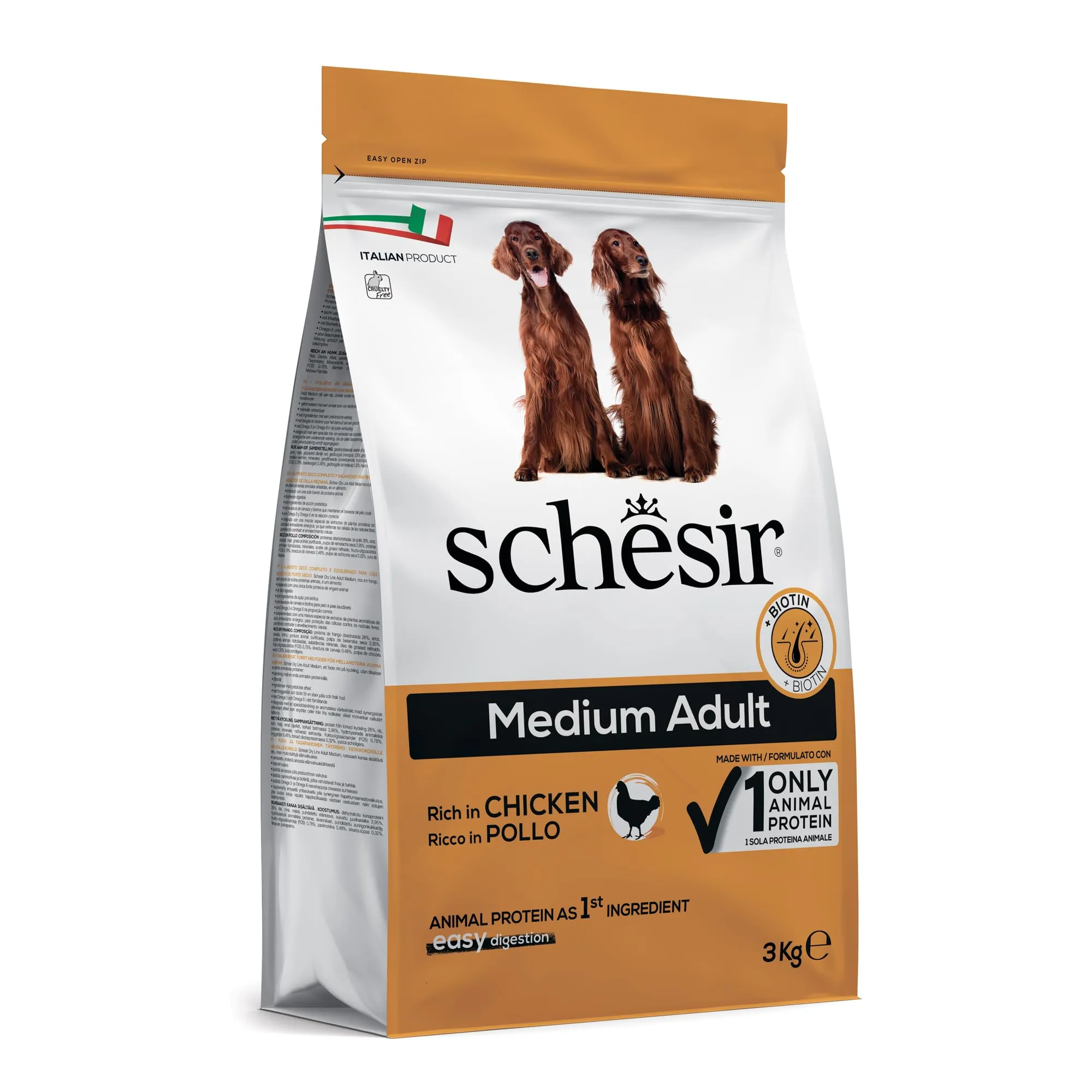 Schesir Dry Puppy Ricco in Pollo Medium 3kg - immagine 2