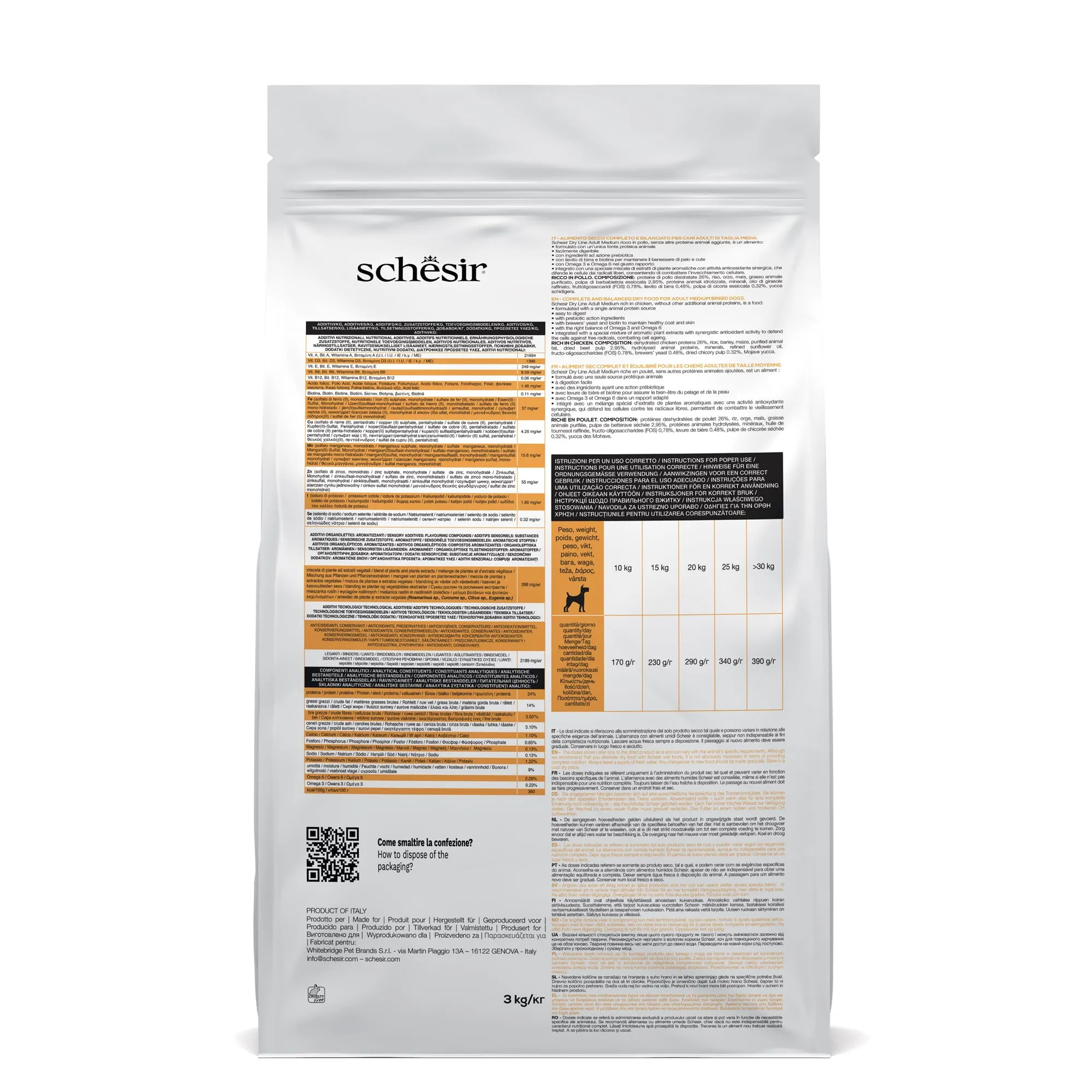 Schesir Dry Puppy Ricco in Pollo Medium 3kg - immagine 3