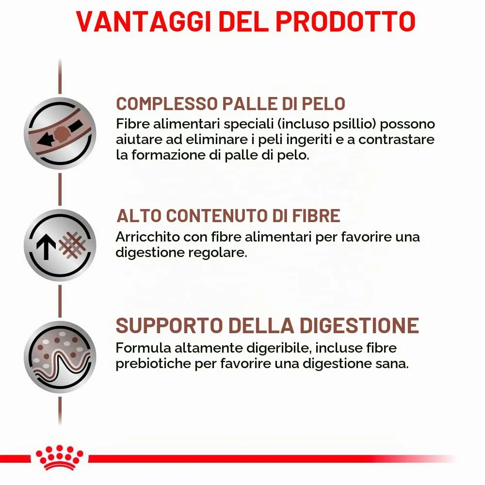 Royal Canin Veterinary Gastrointestinal Hairball | 2 kg | Alimento dietetico completo per gatti adulti | Per supportare la digestione e ridurre la formazione di boli di pelo - immagine 5
