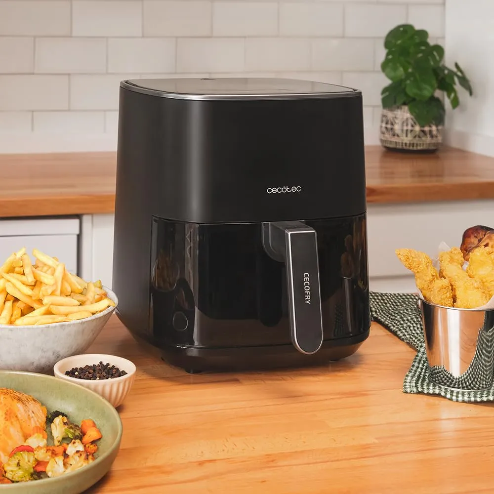 Cecotec Friggitrice ad Aria Senza Olio Cecofry Fantastik 5500 da 5,5 L. 1500W, Tecnologia PerfectCook, 9 modalità di cottura, Touch, Regolabile 80-200°C, Cottura fino a 60 minuti - immagine 5