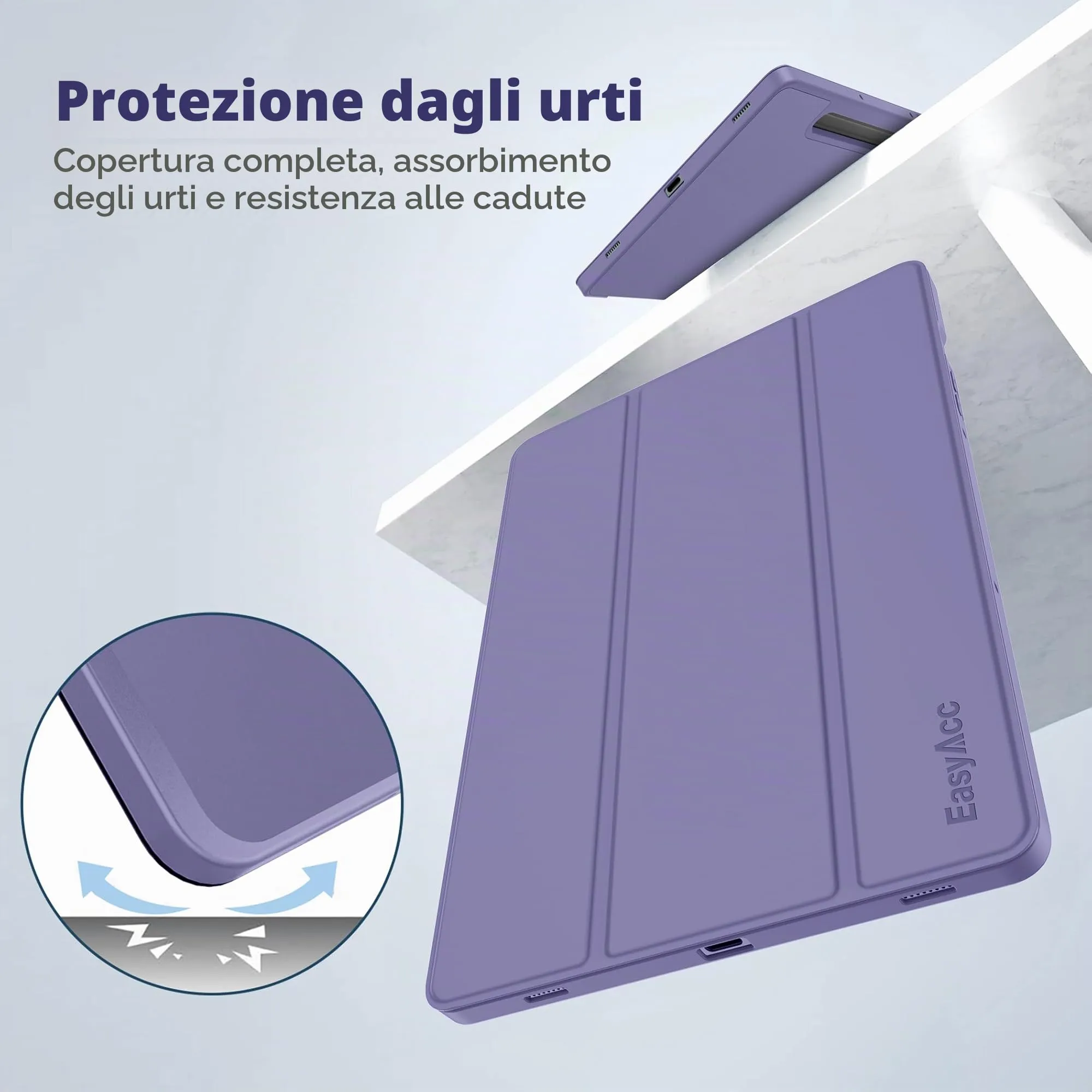 EasyAcc Custodia Cover Compatibile con Samsung Galaxy Tab S10 Lite - immagine 3