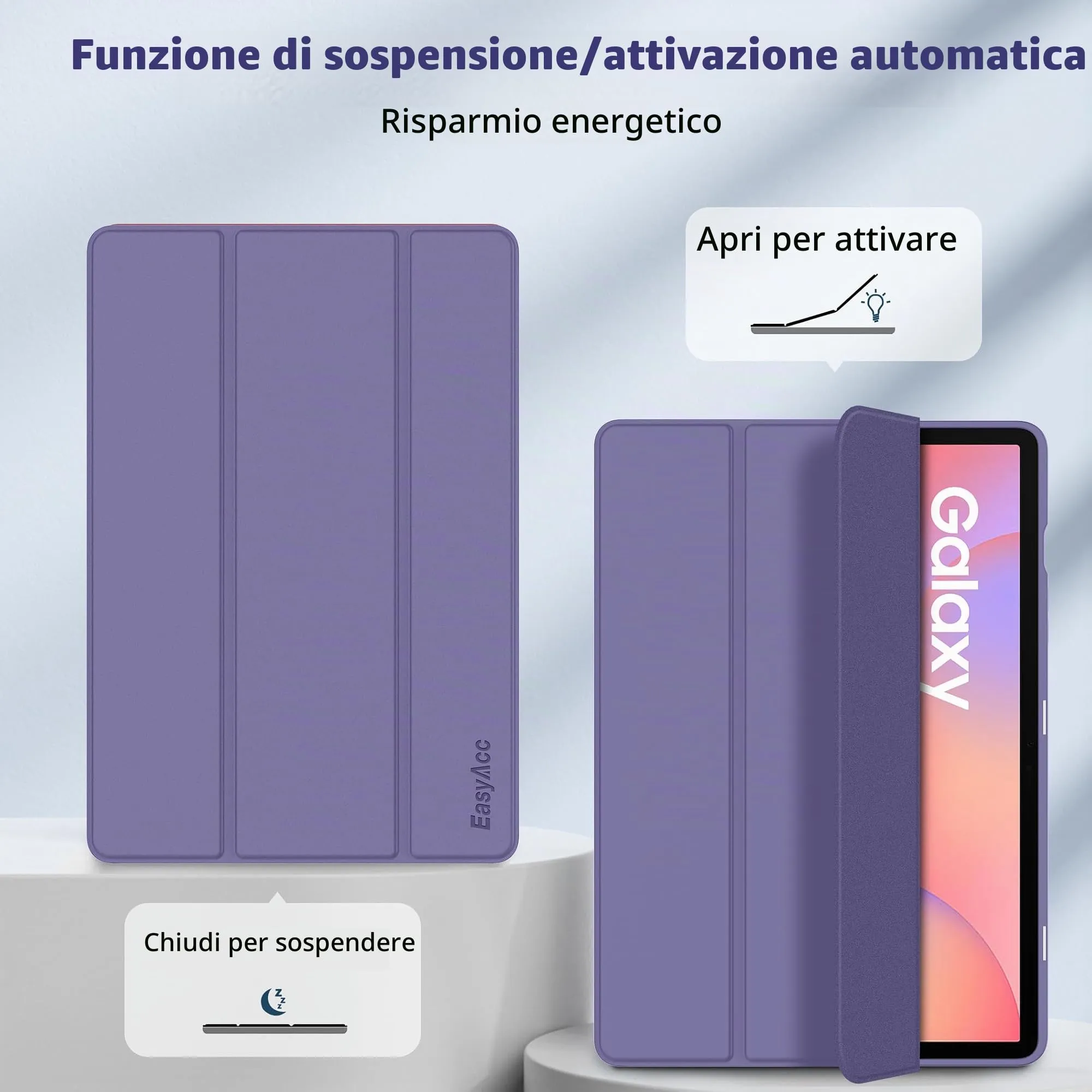 EasyAcc Custodia Cover Compatibile con Samsung Galaxy Tab S10 Lite - immagine 5