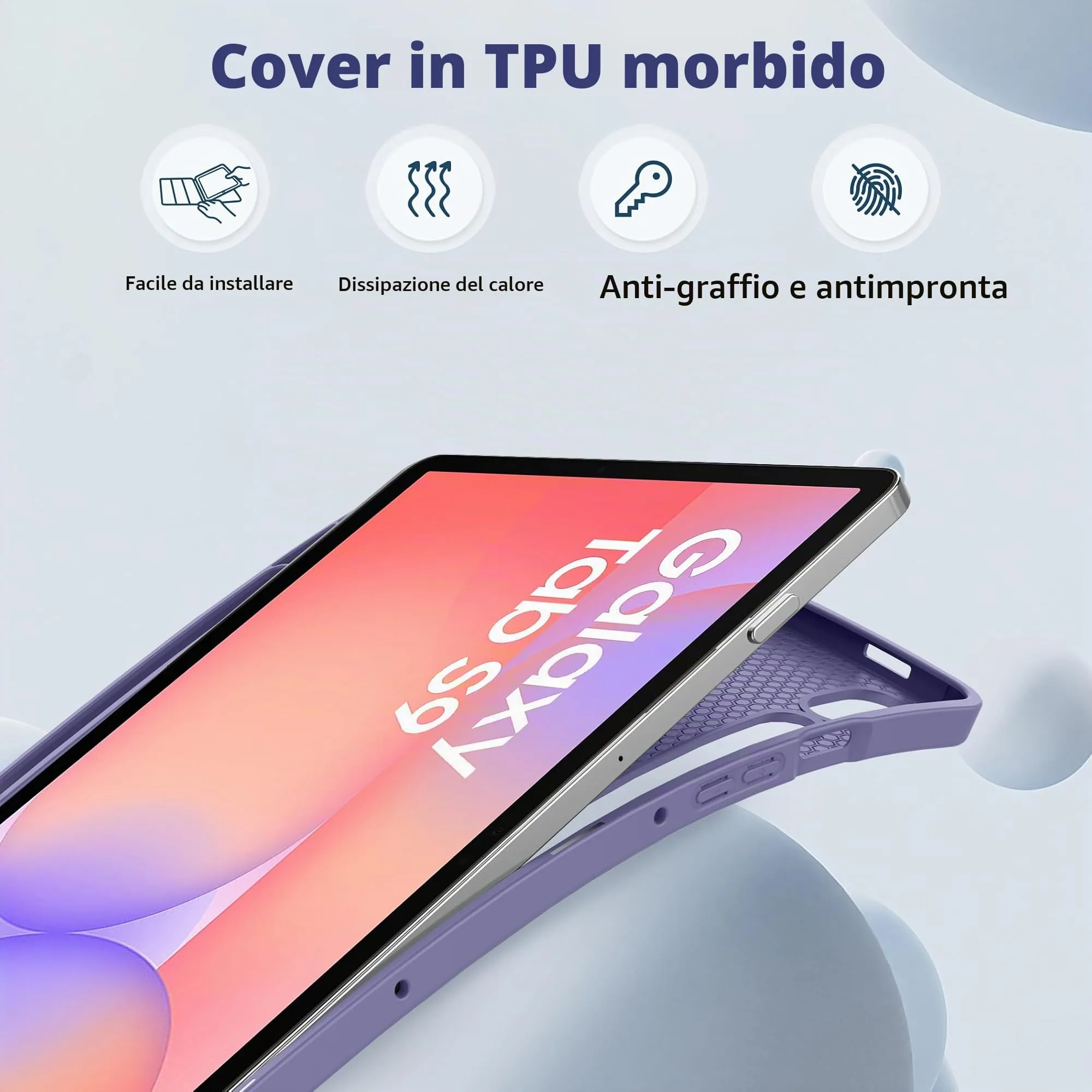 EasyAcc Custodia Cover Compatibile con Samsung Galaxy Tab S10 Lite - immagine 6