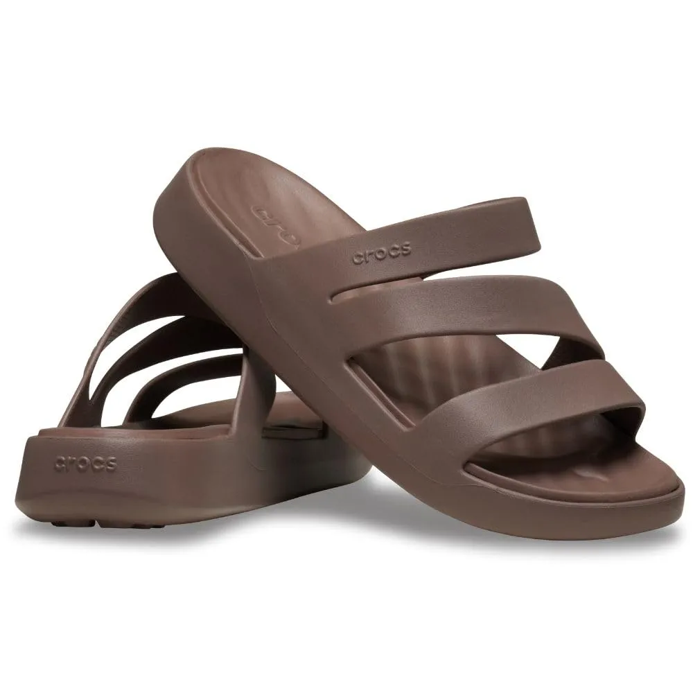 Crocs Getaway Strappy Sandalo, Tartufo, Donna, EU 36-37 - immagine 4