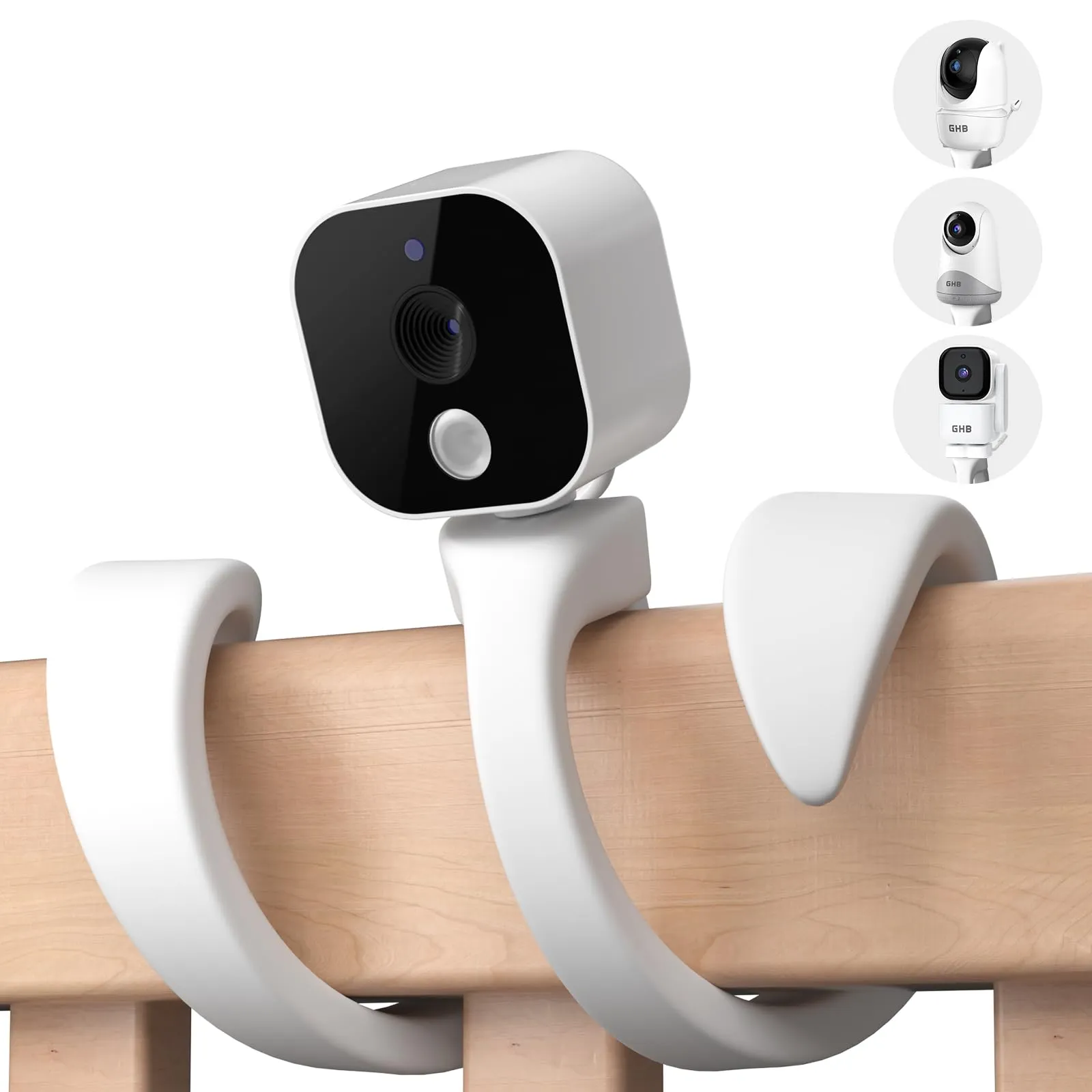 GHB Supporto per Baby Monitor Universale, Vite 1/4'', per ABM700/ AMB720 - immagine 1