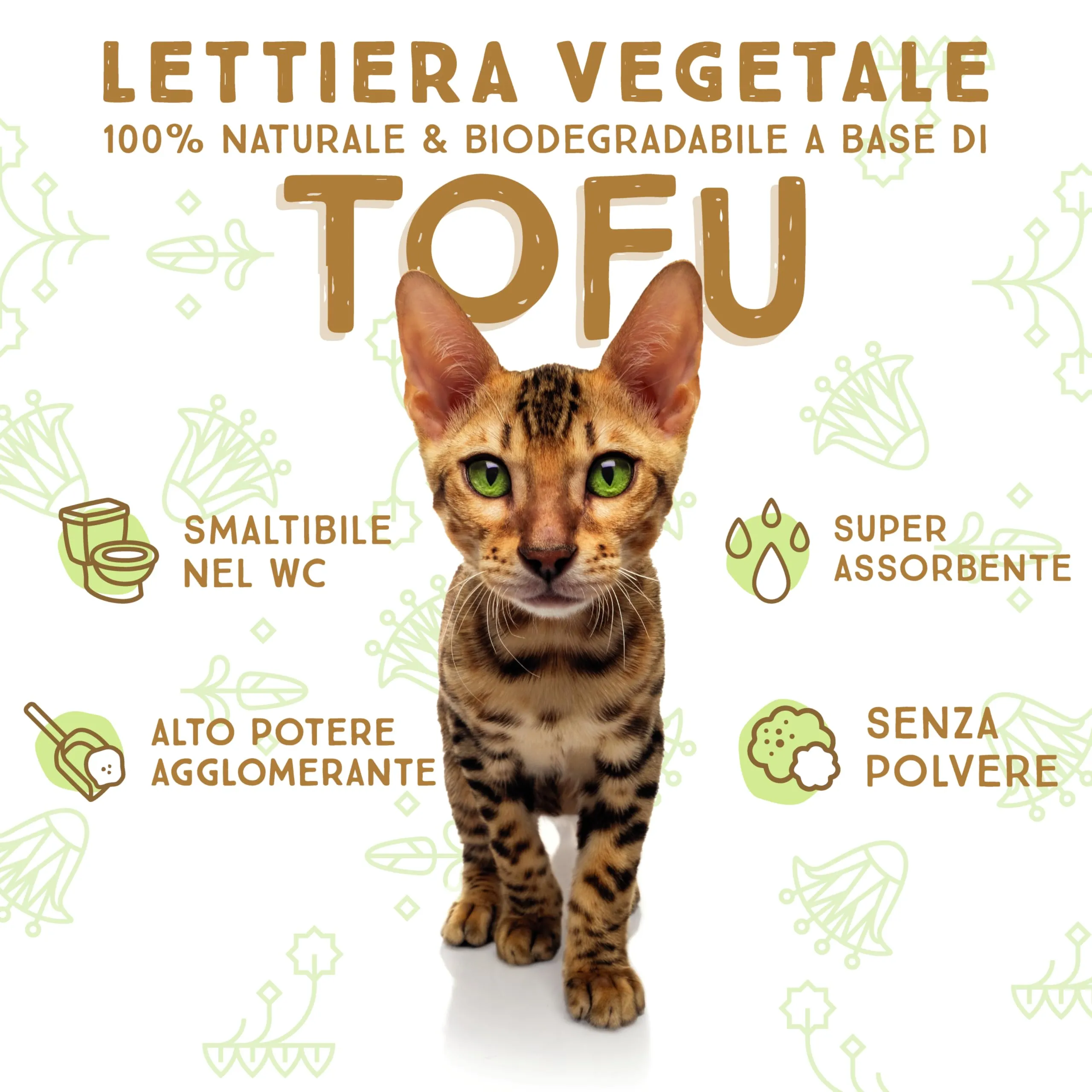 Animal House Lettiera Naturale al Tofu, 6L - immagine 3