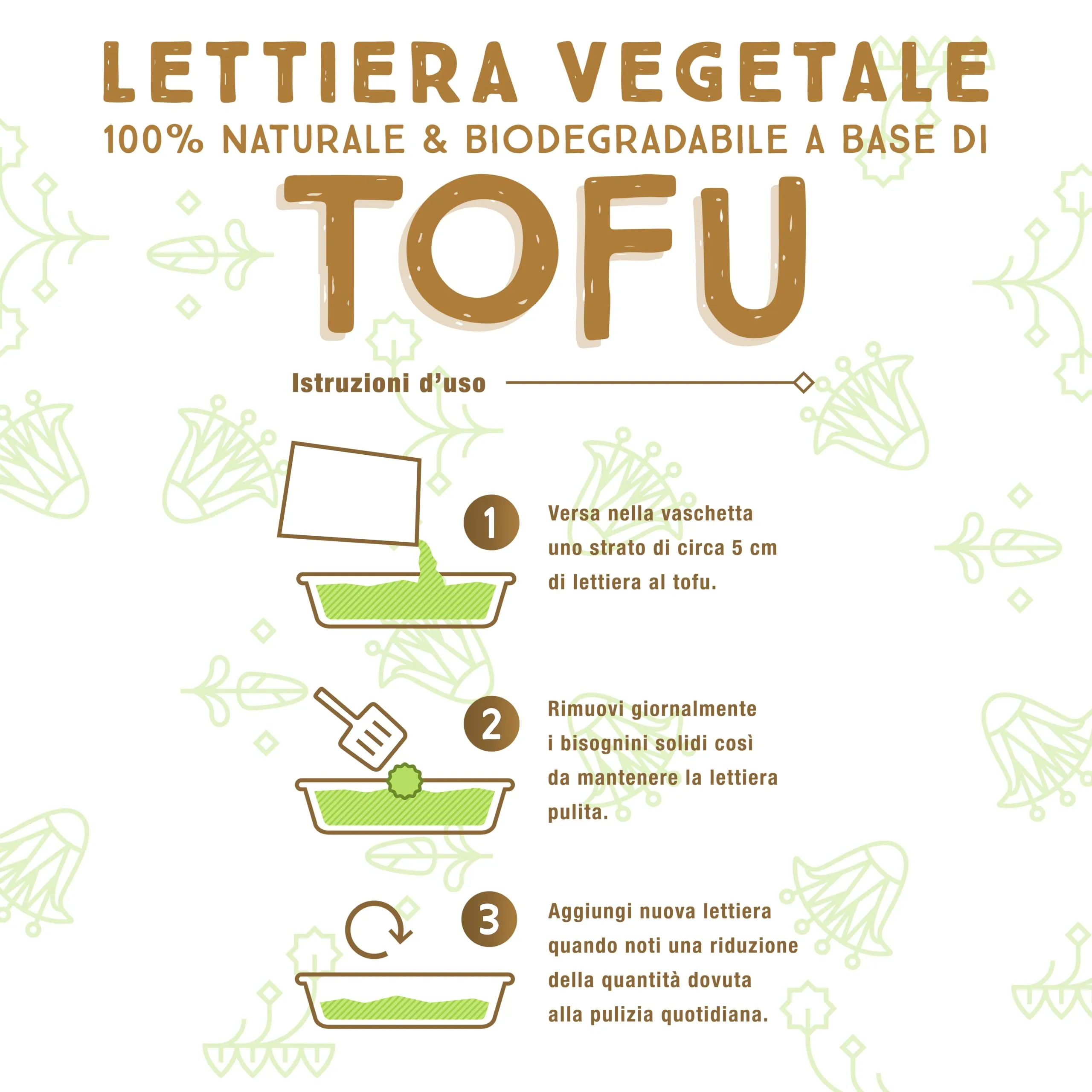 Animal House Lettiera Naturale al Tofu, 6L - immagine 4