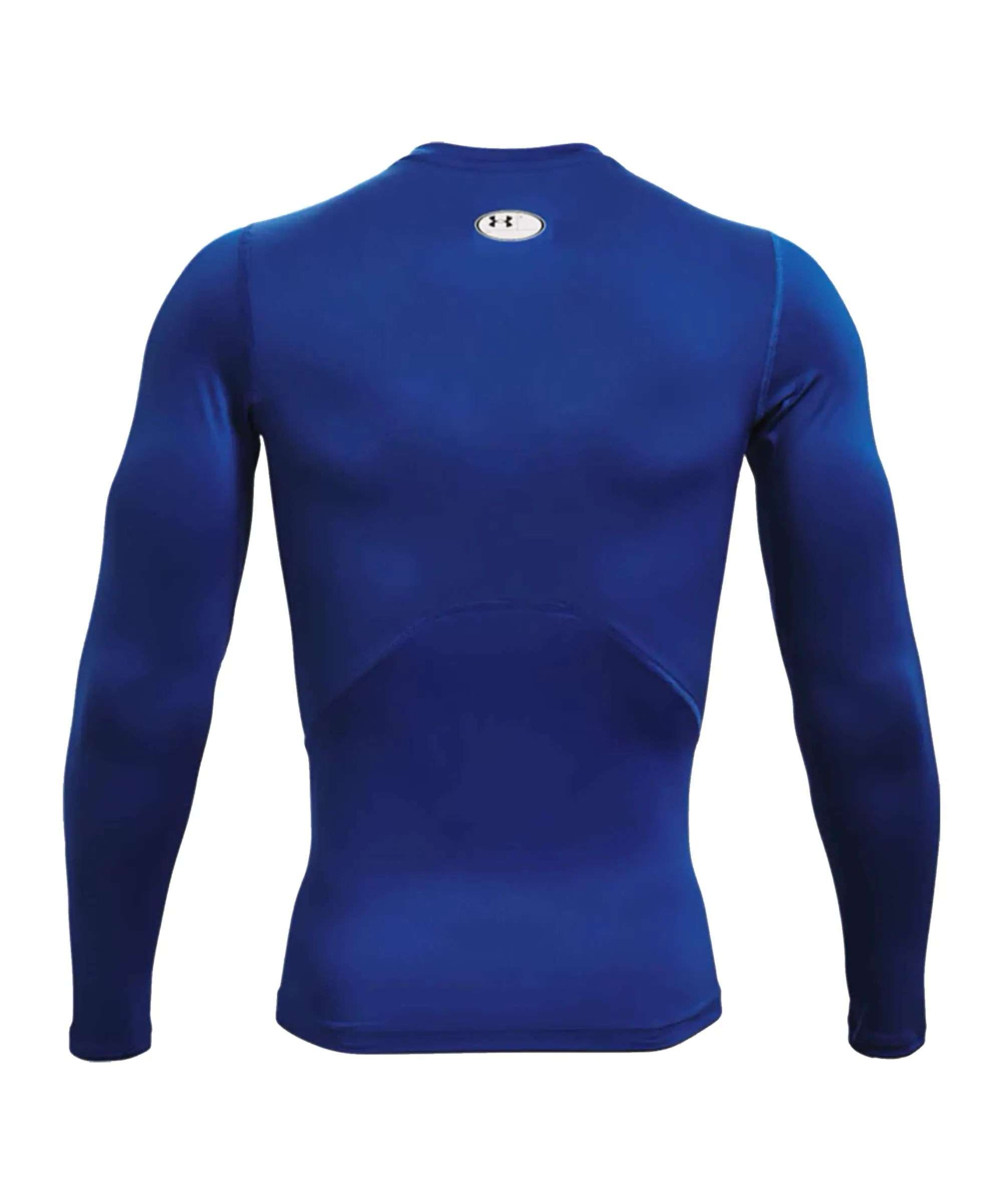 Under Armour HeatGear - Maglietta a compressione a maniche lunghe, da uomo, blu reale/bianco, XL Alti - immagine 4