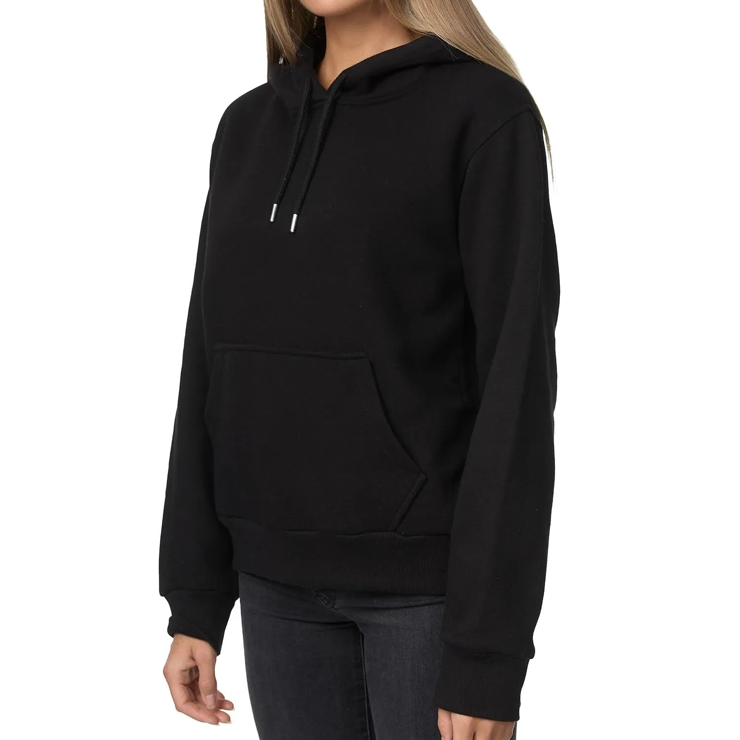 Smith & Solo Hoodie Donna Felpa con Cappuccio Cotone - immagine 3