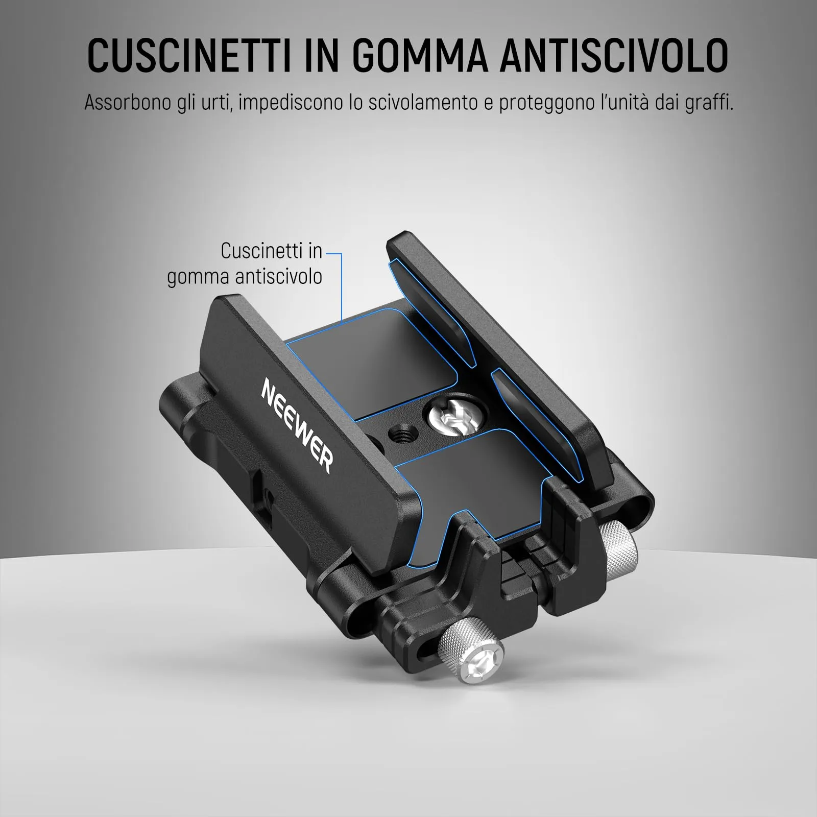 NEEWER Supporto Staffa SSD Supporto con Cold Shoe Cable Morsa, UA035 - immagine 6