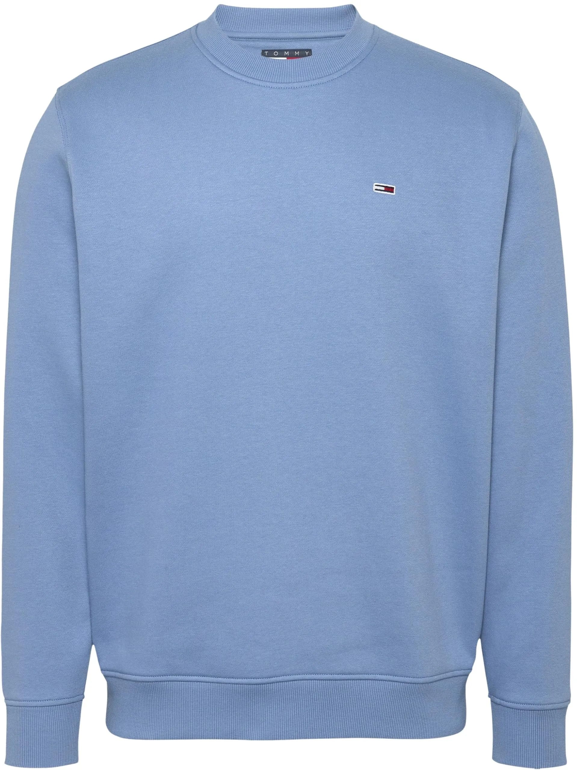 Tommy Jeans Tjm Reg S Flag Crew Dm0Dm20741, Felpa Pullover, Uomo, Blu (Colorado Blue), XS - immagine 7