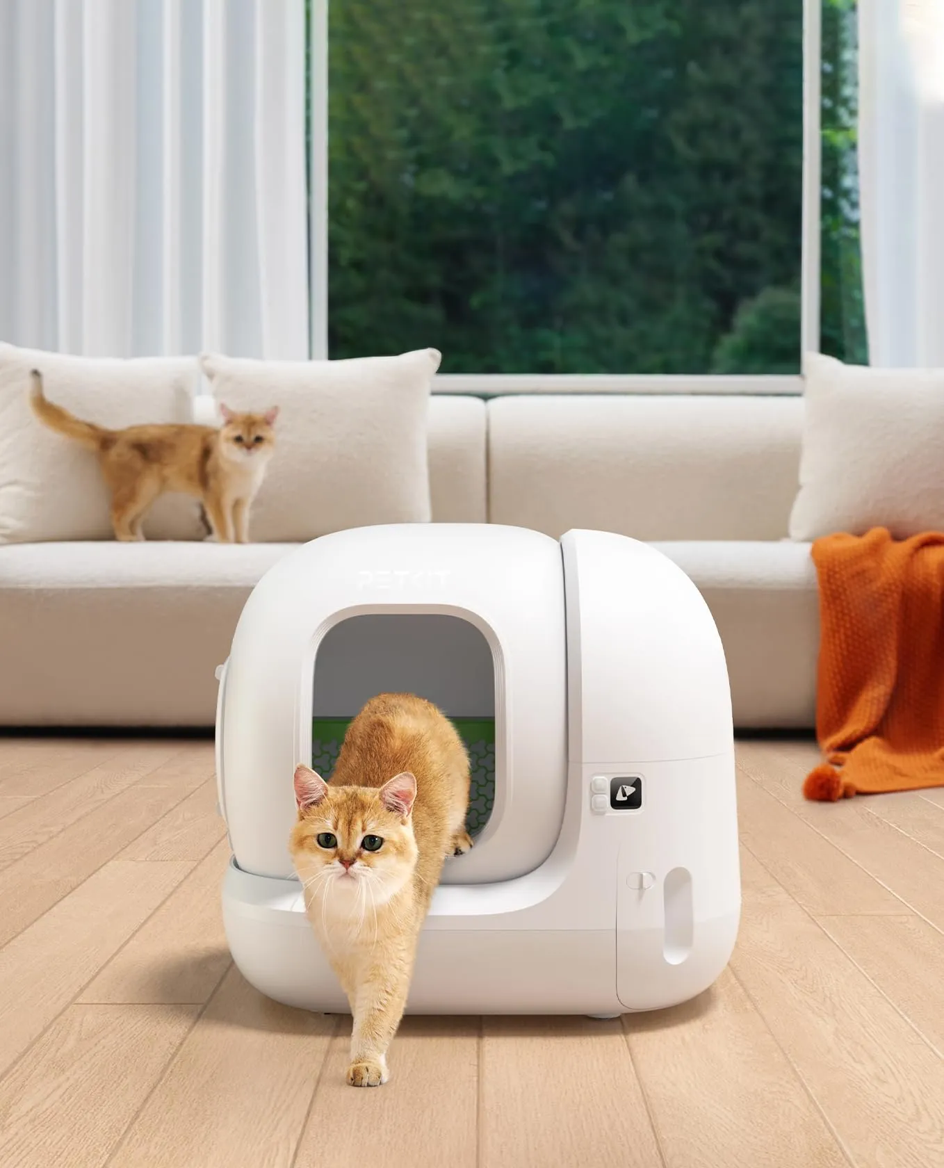 PETKIT Pura Max 2 Lettiera Gatto Autopulente, Lettiera Automatica per Gatti,Capacità Massima 76L,XSecure,Antiodore,Controllo APP per Più Gatti(Non Contiene Spray Deodorante) - immagine 8