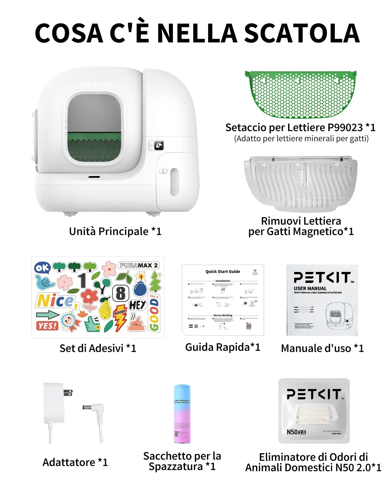 PETKIT Pura Max 2 Lettiera Gatto Autopulente, Lettiera Automatica per Gatti,Capacità Massima 76L,XSecure,Antiodore,Controllo APP per Più Gatti(Non Contiene Spray Deodorante) - immagine 10