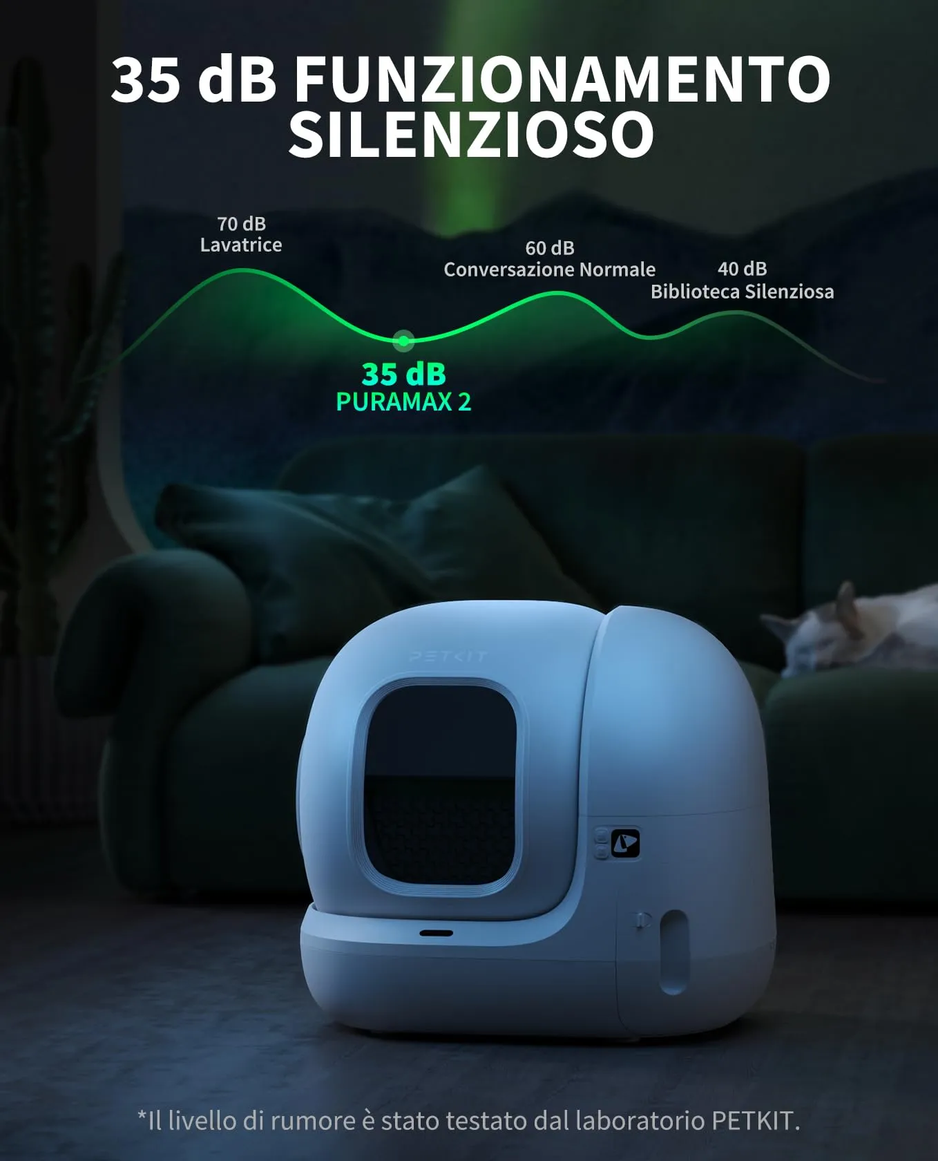 PETKIT Pura Max 2 Lettiera Gatto Autopulente, Lettiera Automatica per Gatti,XSecure,Antiodore,Capacità Massima 76L,Controllo APP per Più Gatti - immagine 5