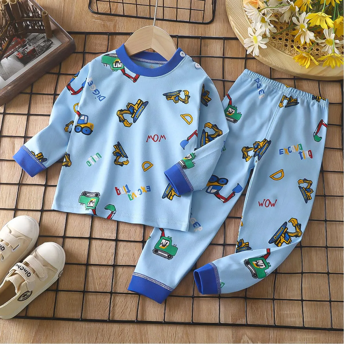 XM-Amigo Bambino Ragazzi 3 Set da 6 Pezzi Strati Termici per Bambini Top e Pantaloni Biancheria Intima Termica per Bambini e Ragazzi Biancheria Intima Lunga e Lunga Pigiama Intimo Termico - immagine 2