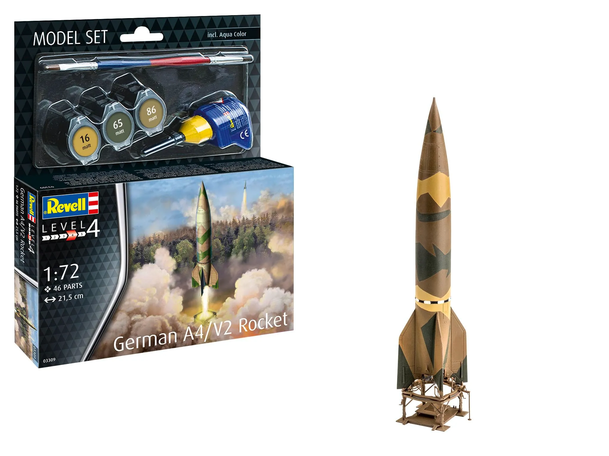 Revell Set modello tedesco A4/V2 Rocket - immagine 1