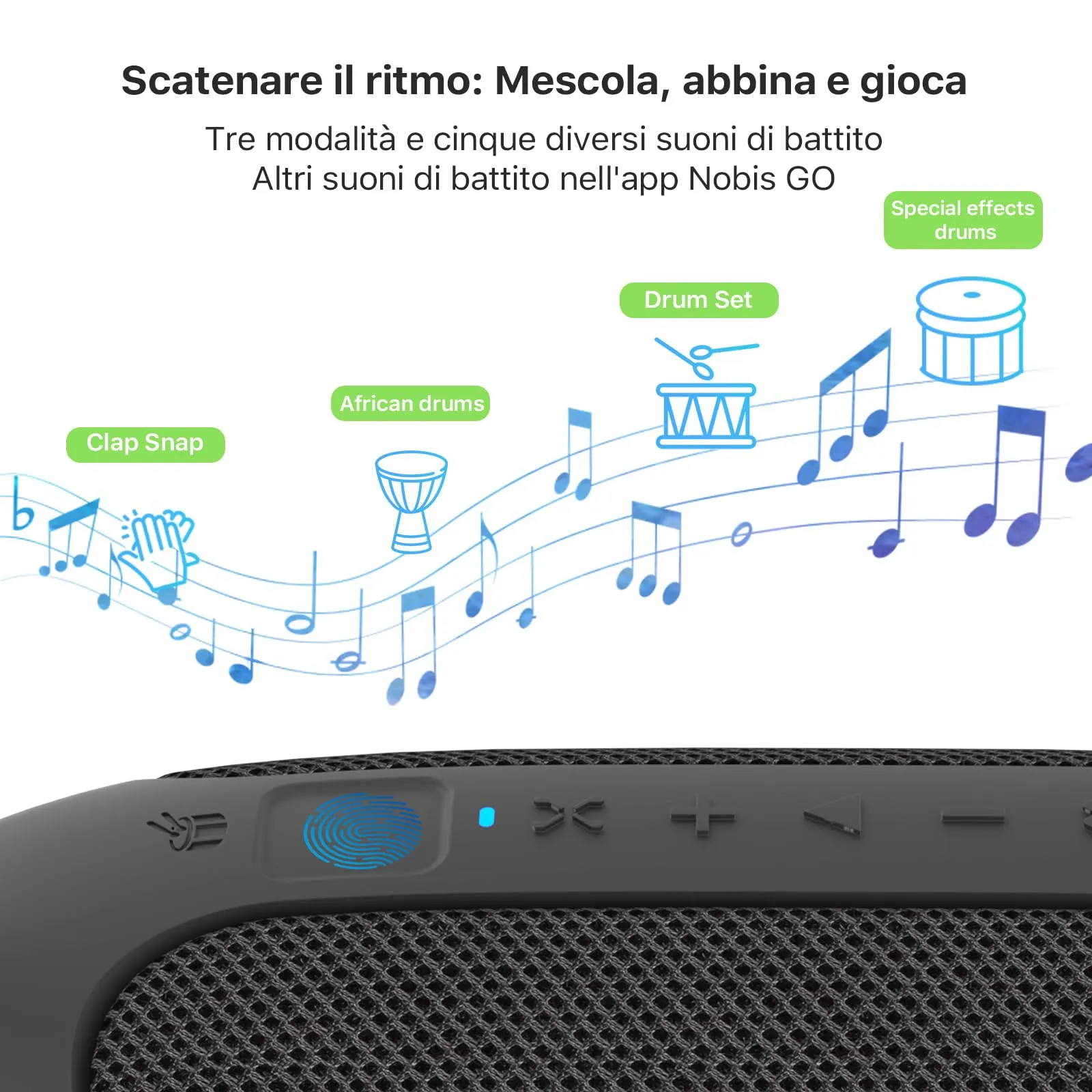 NOBIS Clip N1 Cassa Bluetooth Portatile IP68 - immagine 5