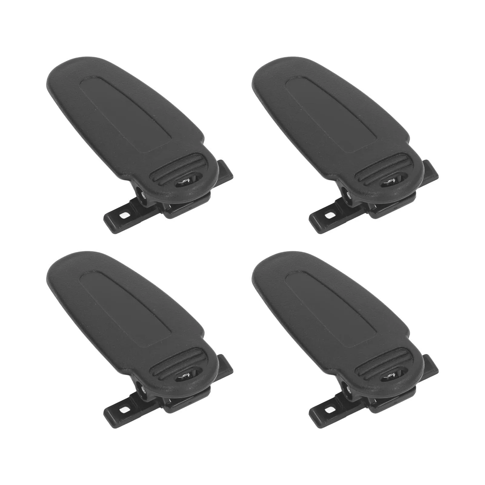 4 Clip di Ricambio per Clip da Cintura per Radio, Clip per Radio in ABS per TK2140 TK3140 TK2160 TK3160 TK2170 TK3170 TK2173 TK3173 TK2360 TK3360 NX220 NX320, con Comodo Trasporto - immagine 1