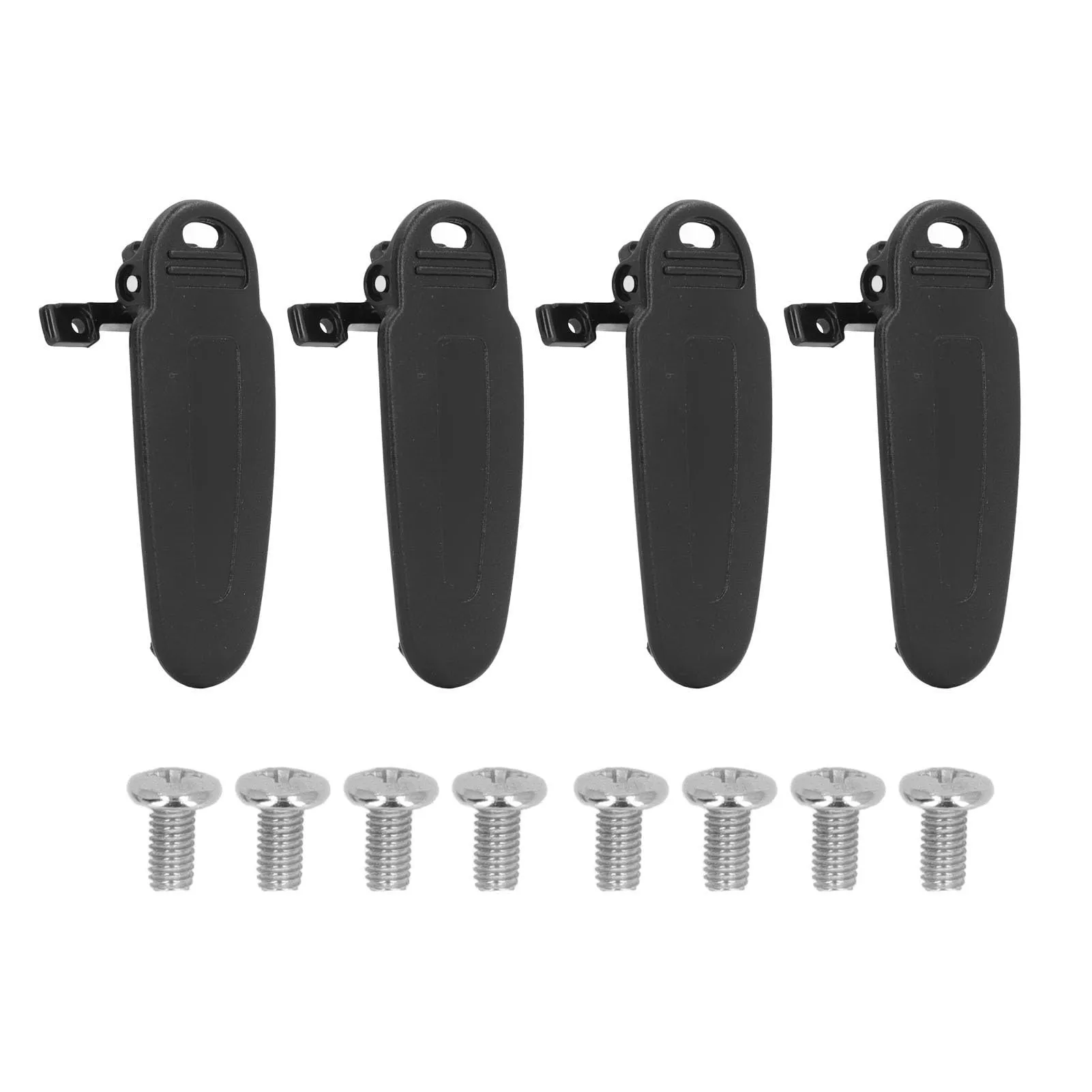 4 Clip di Ricambio per Clip da Cintura per Radio, Clip per Radio in ABS per TK2140 TK3140 TK2160 TK3160 TK2170 TK3170 TK2173 TK3173 TK2360 TK3360 NX220 NX320, con Comodo Trasporto - immagine 9