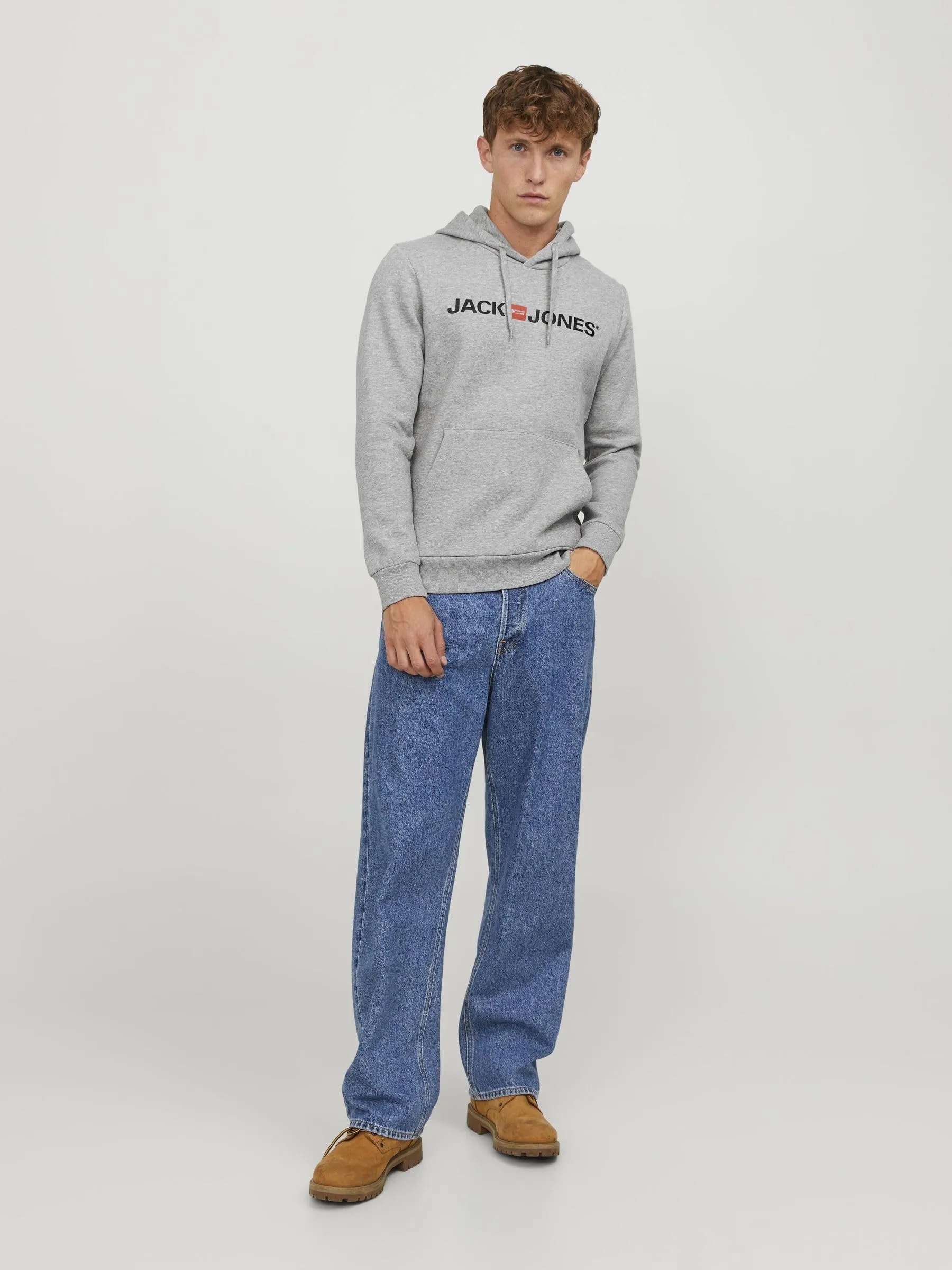 JACK & JONES Felpa con Cappuccio con Logo - immagine 3