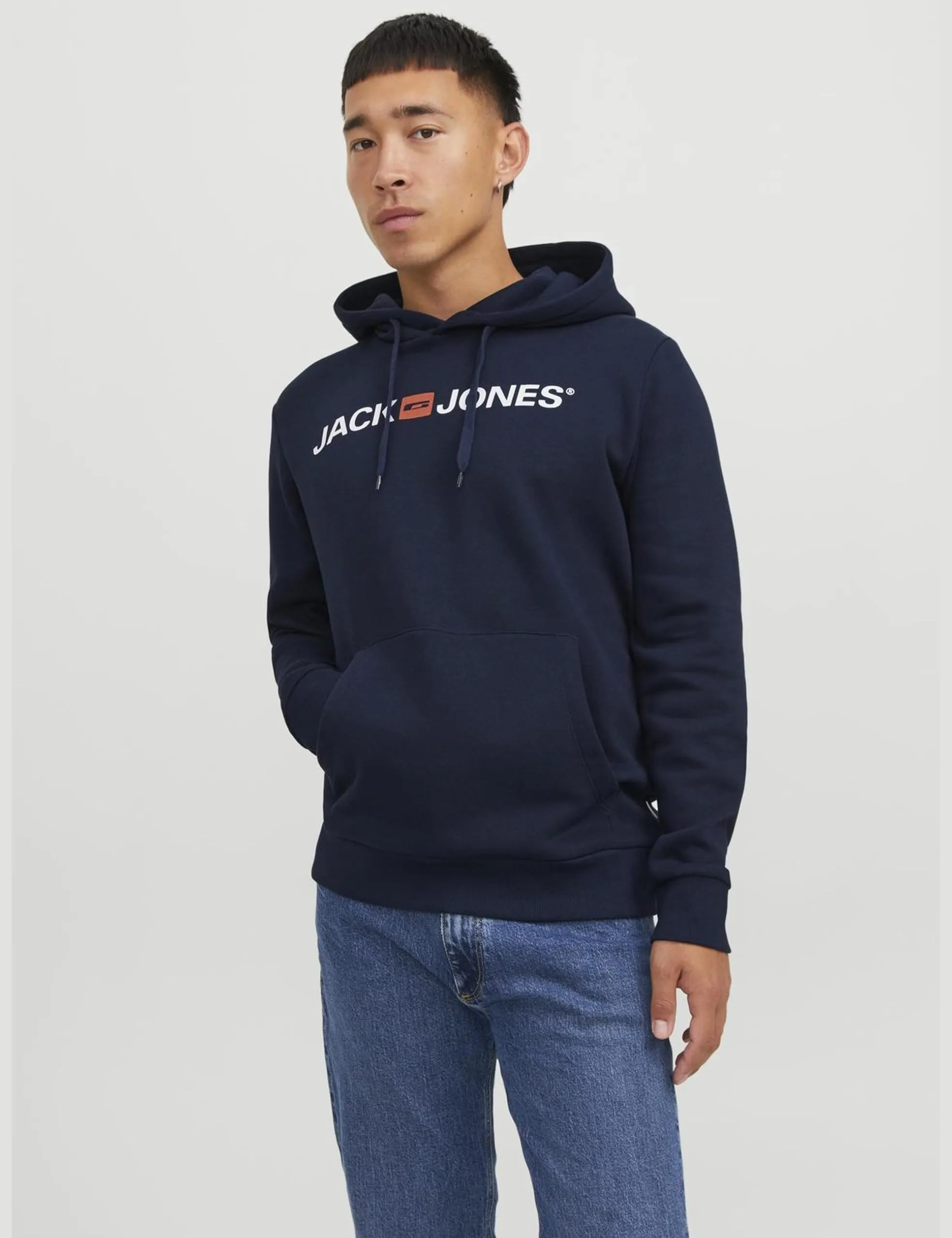 JACK & JONES Felpa con Cappuccio con Logo - immagine 2