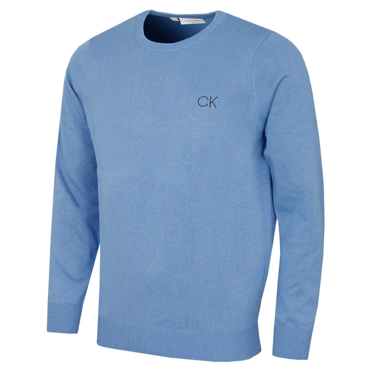 Calvin Klein Uomo Maglione Golf Girocollo - Blu mélange - L - immagine 1
