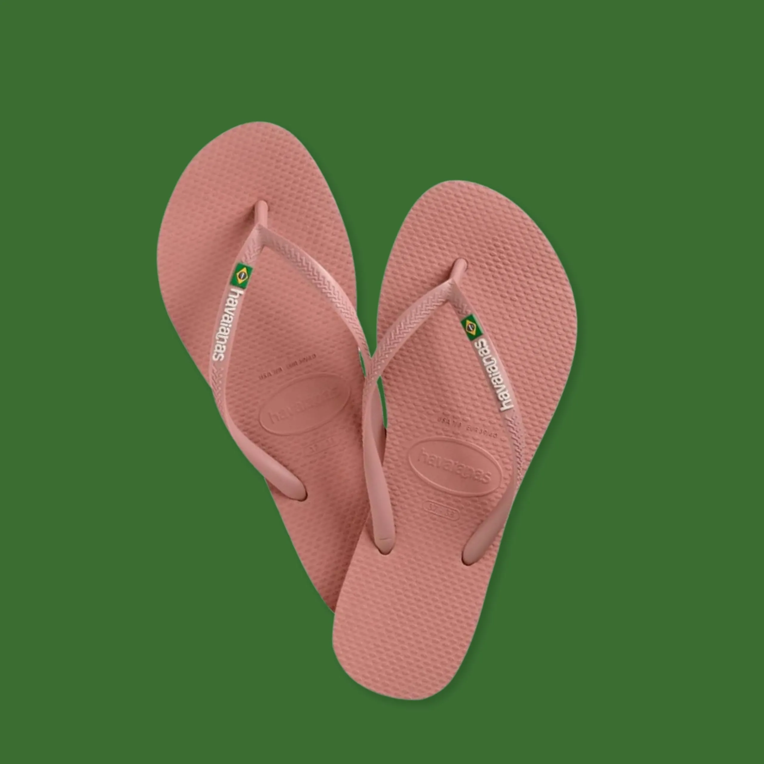 Havaianas - Slim Brasil Logo, Infradito Comode, Resistenti e Leggere, Omaggio al Brasile, Bandiera su Cinghie e Suola, Donna - immagine 2