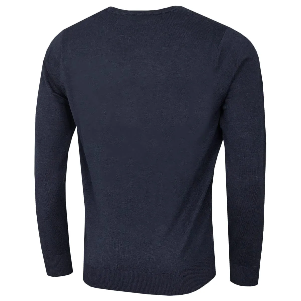 Calvin Klein Uomo Maglione Golf Girocollo - Blu Navy mélange - 4XL - immagine 3