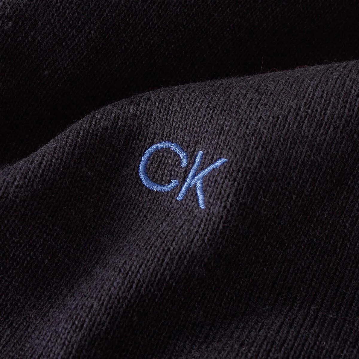 Calvin Klein Uomo Maglione Golf Girocollo - Blu Navy - 4XL - immagine 5