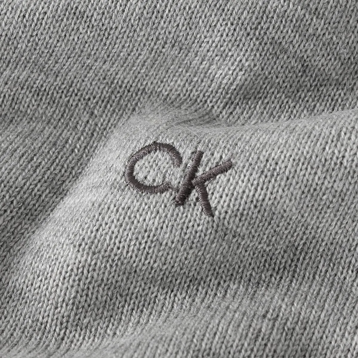 Calvin Klein Uomo Maglione Golf Girocollo - Grigio mélange - XXL - immagine 5