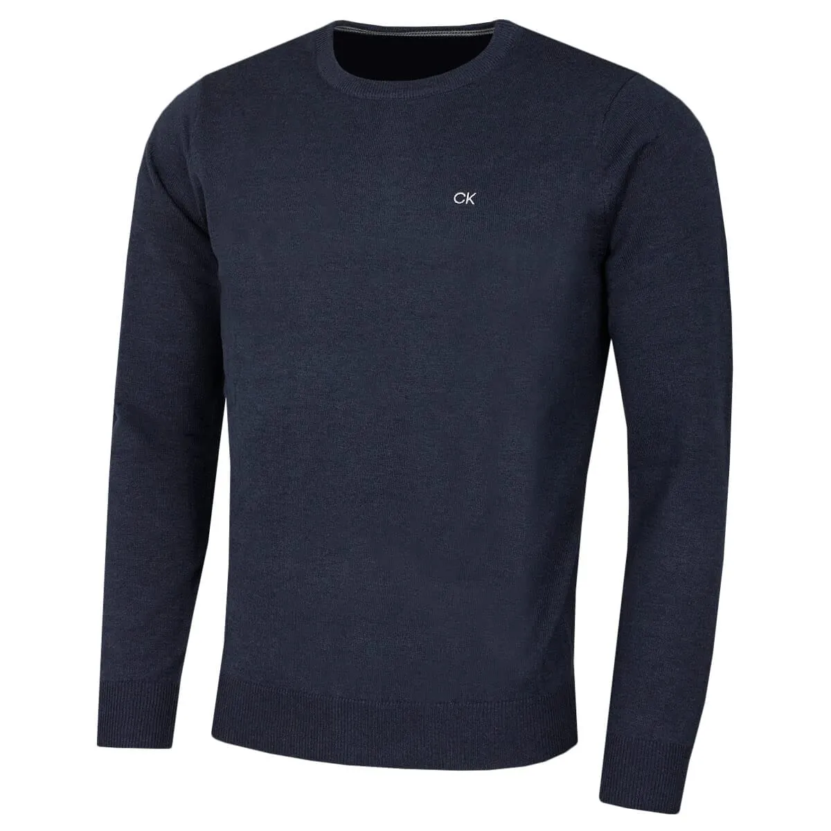 Calvin Klein Uomo Maglione Golf Girocollo - Blu Navy mélange - 3XL - immagine 1