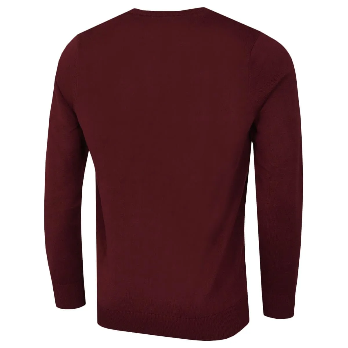 Calvin Klein Uomo Maglione Golf Girocollo - Borgogna - L - immagine 4