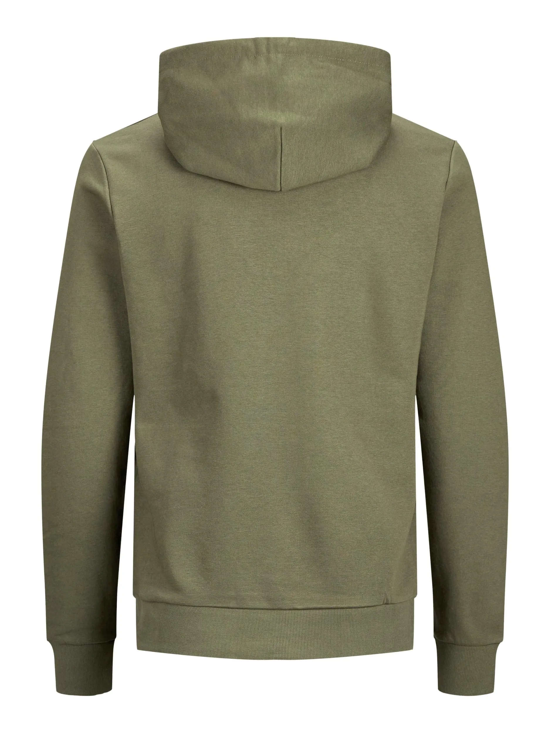 JACK & JONES Felpa con Cappuccio da Uomo con Logo, Verde (Dusty Olive/Reg Fit), S (EU) Uomo - immagine 6