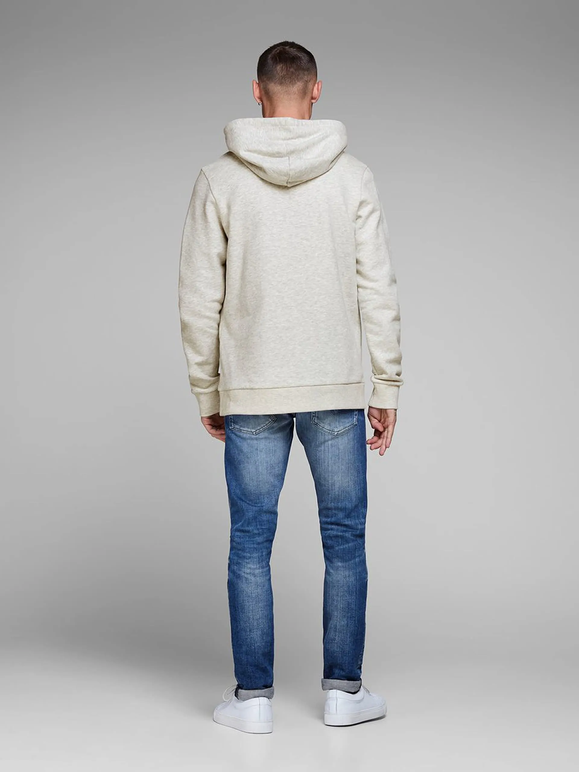 Jack & Jones Jjecorp - Felpa con Cappuccio con Logo PS da Uomo - immagine 4