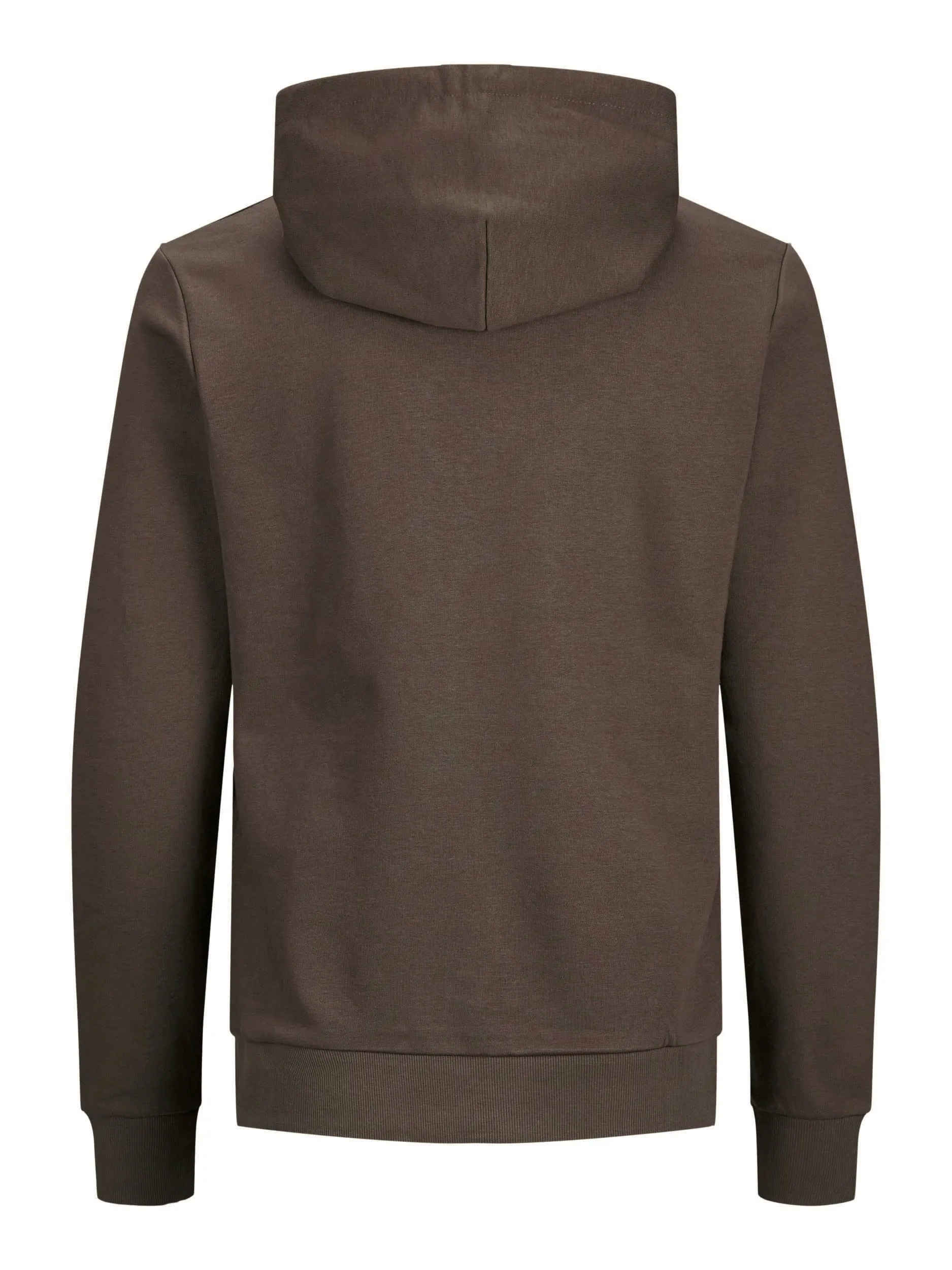 JACK & JONES Felpa con Cappuccio da Uomo con Logo, Marrone (Latch/Reg Fit), L (EU) Uomo - immagine 7
