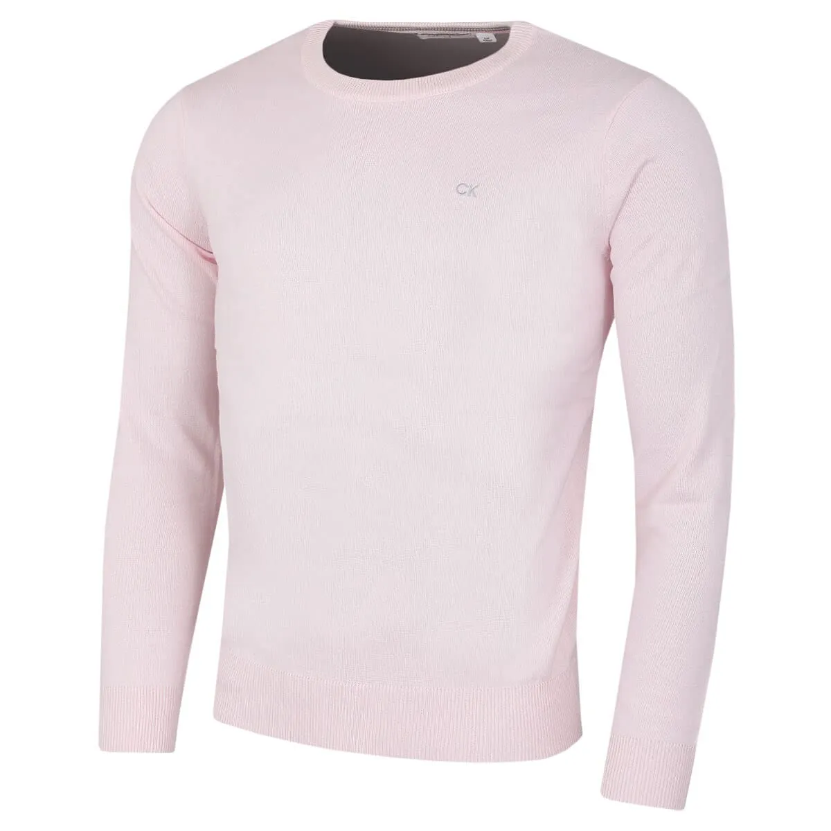 Calvin Klein Uomo Maglione Golf Girocollo - Rosa - L - immagine 1