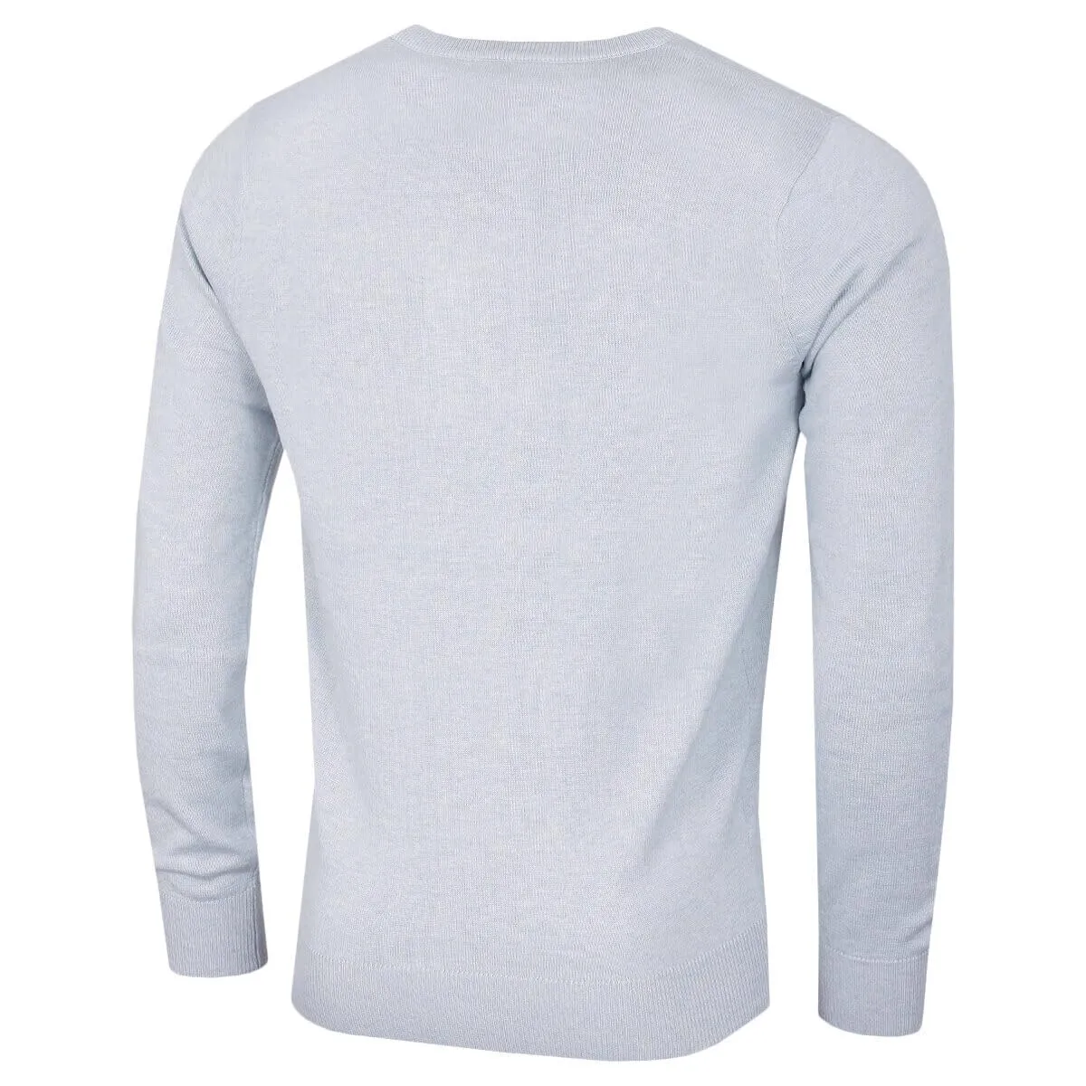 Calvin Klein Uomo Maglione Golf Girocollo - Azzurro Chiaro mélange - S - immagine 4